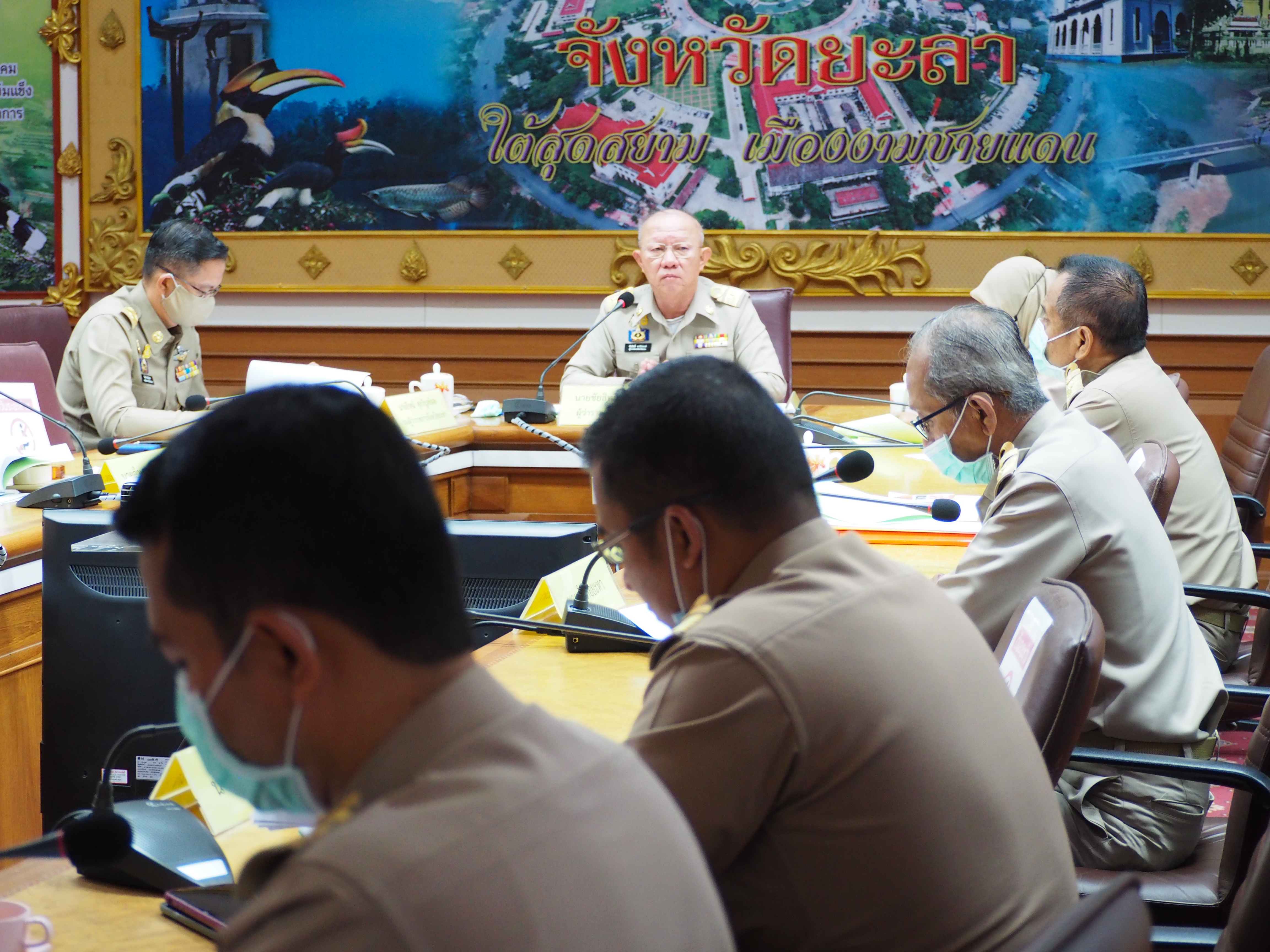 พช.ยะลา ร่วมประชุมหัวหน้าส่วนราชการฯ มหาดไทย มกราคม 64