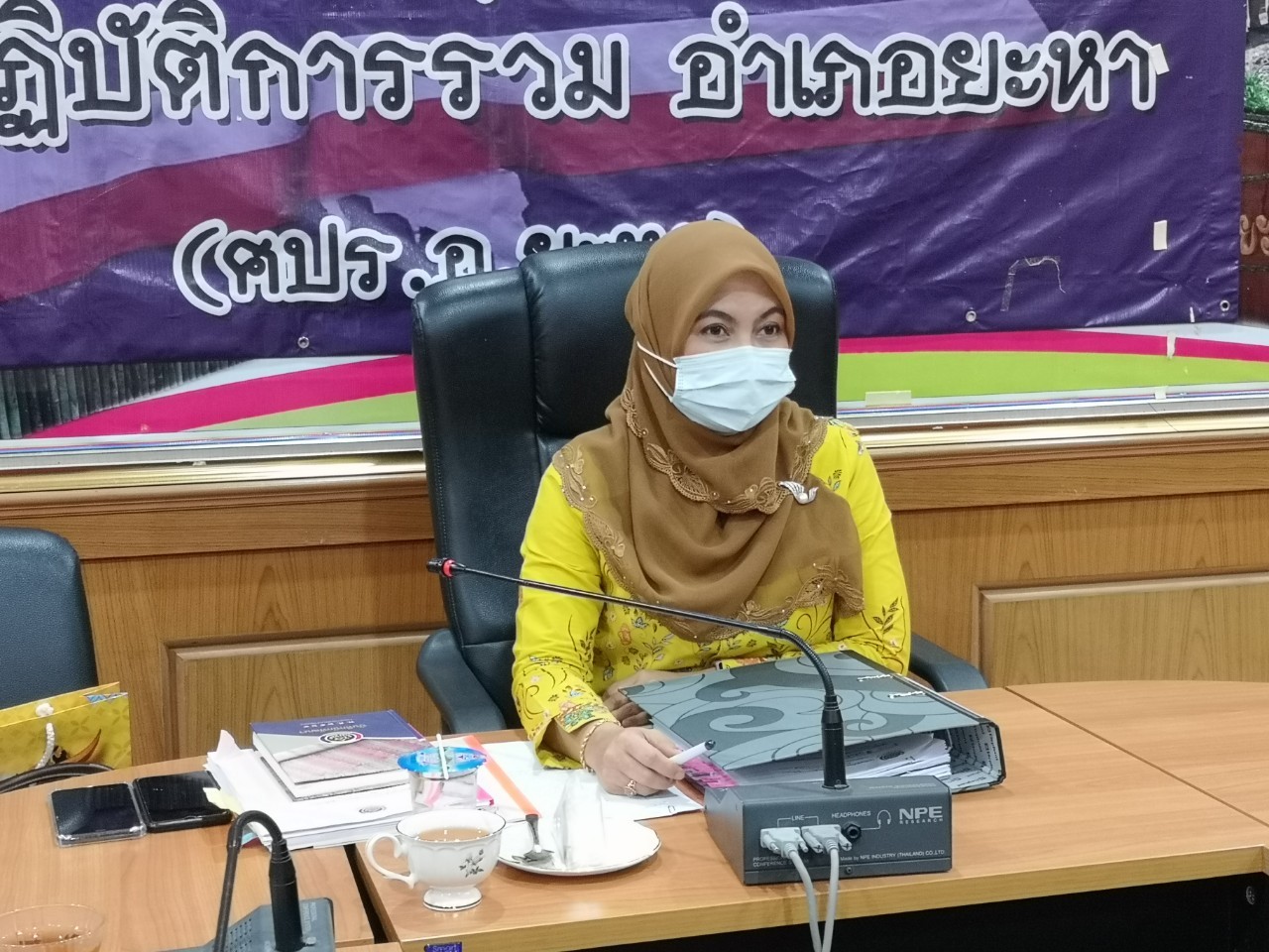 พช.ยะลา นิเทศและติดตามการขับเคลื่อนงานพัฒนาชุมชน ปี 2564 : อ.ยะหา