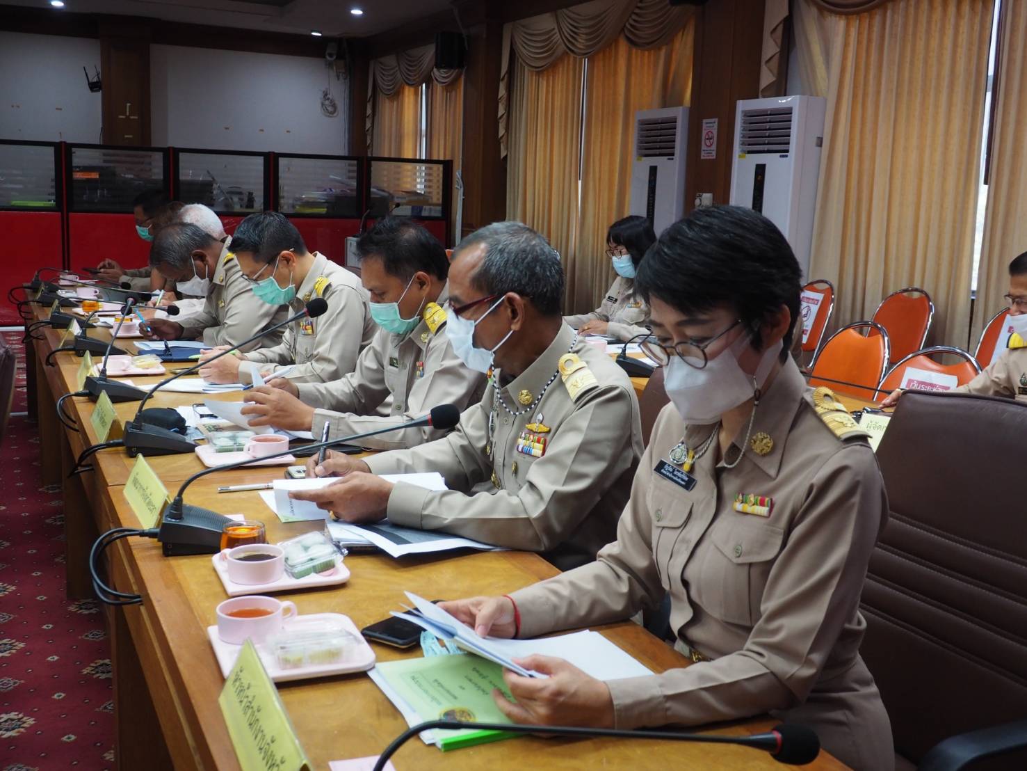 พจ.ยะลา ร่วมประชุมหัวหน้าส่วนราชการฯ มหาดไทย กุมภาพันธ์ 64
