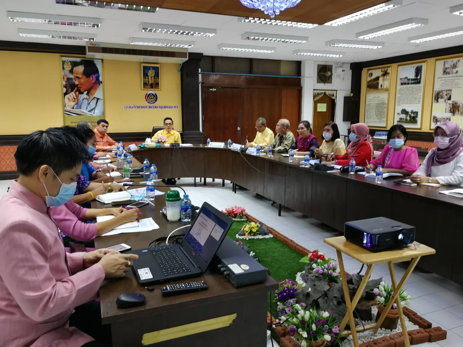 พช.ยะลา​ ร่วมประชุมเชิงปฏิบัติการตรวจติดตามผลการดำเนินงานของหน่วยรับตรวจ​ รายไตรมาส​ ครั้งที่​ 2/2564​