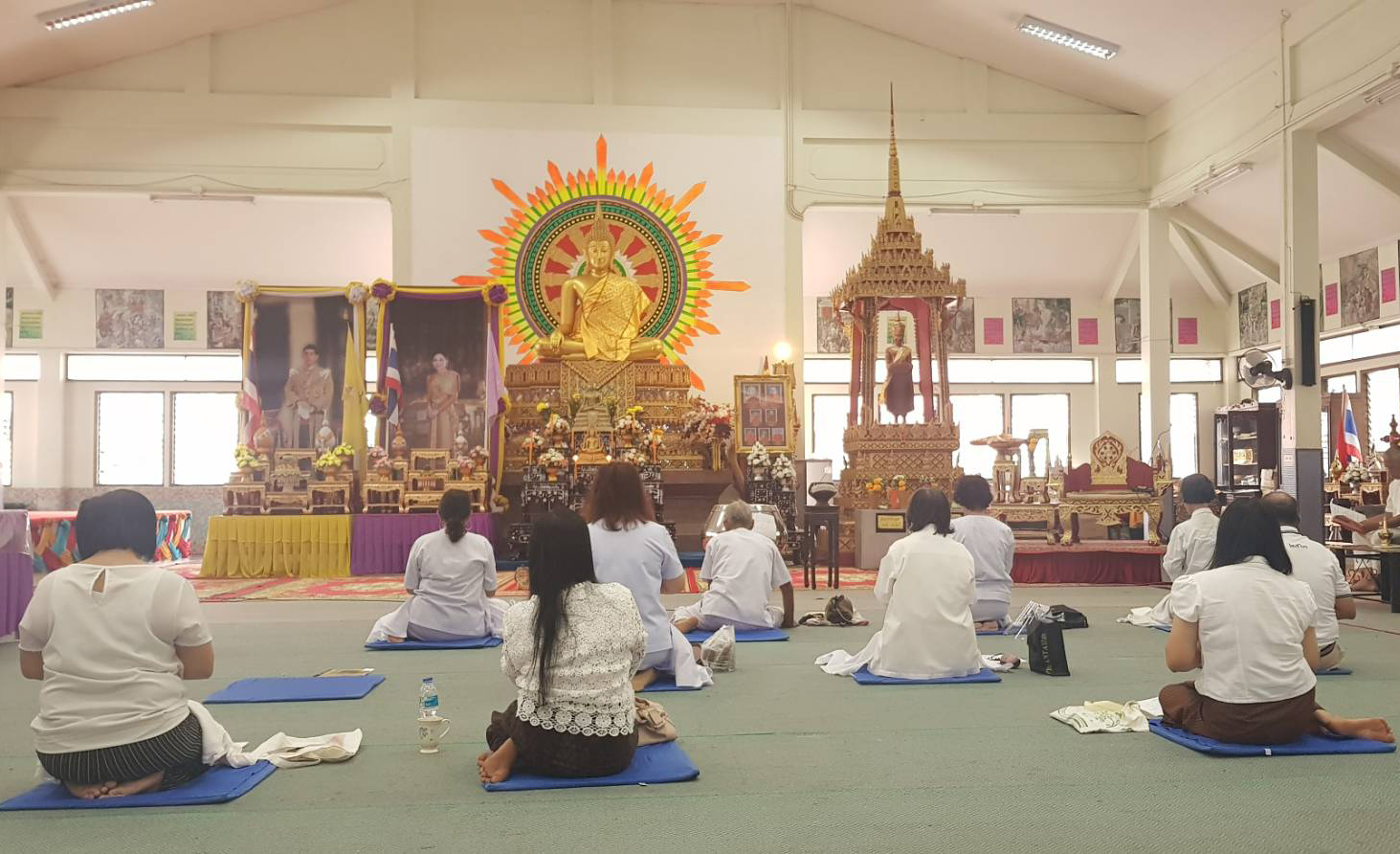พจ.ยะลา ร่วมทำบุญเนื่องในวันธรรมะสวนะ วัดพุทธภูมิ พระอารามหลวง