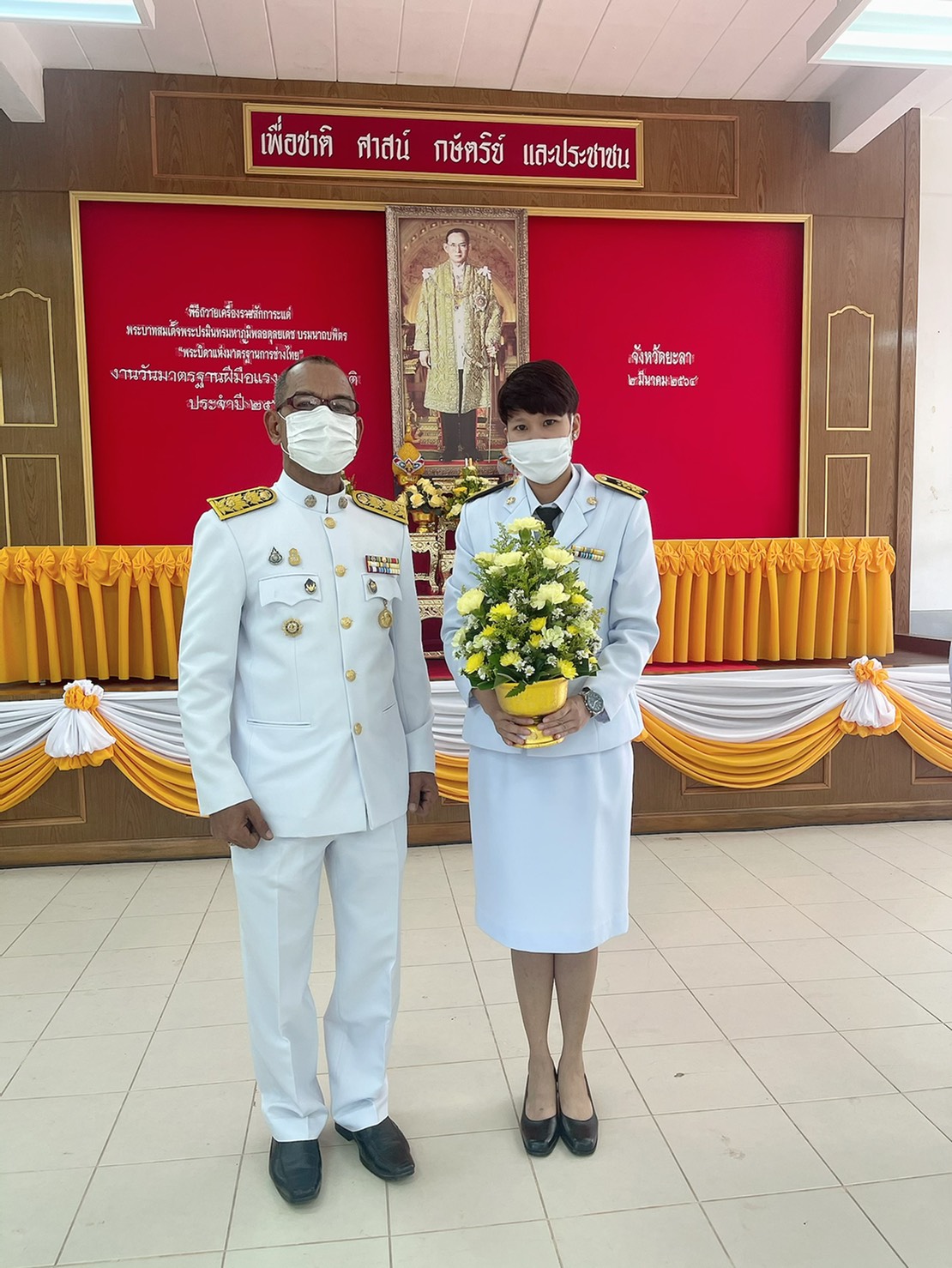 พช.ยะลา ร่วมพิธีถวายพระราชสักการะ “พระบิดาแห่งมาตรฐานการช่างไทย”