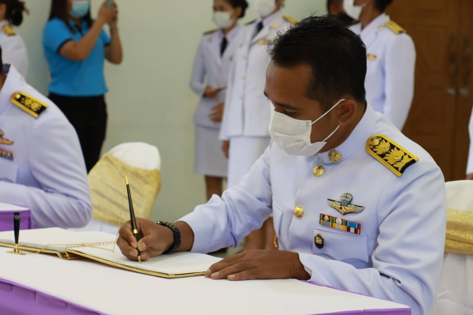 พช.ยะลา ร่วมลงนามถวายพระพรชัยมงคล สมเด็จพระกนิษฐาธิราชเจ้า กรมสมเด็จพระเทพรัตนราชสุดาฯ สยามบรมราชกุมารี เนื่องในวันคล้ายวันพระราชสมภพ 2 เมษายน 2564