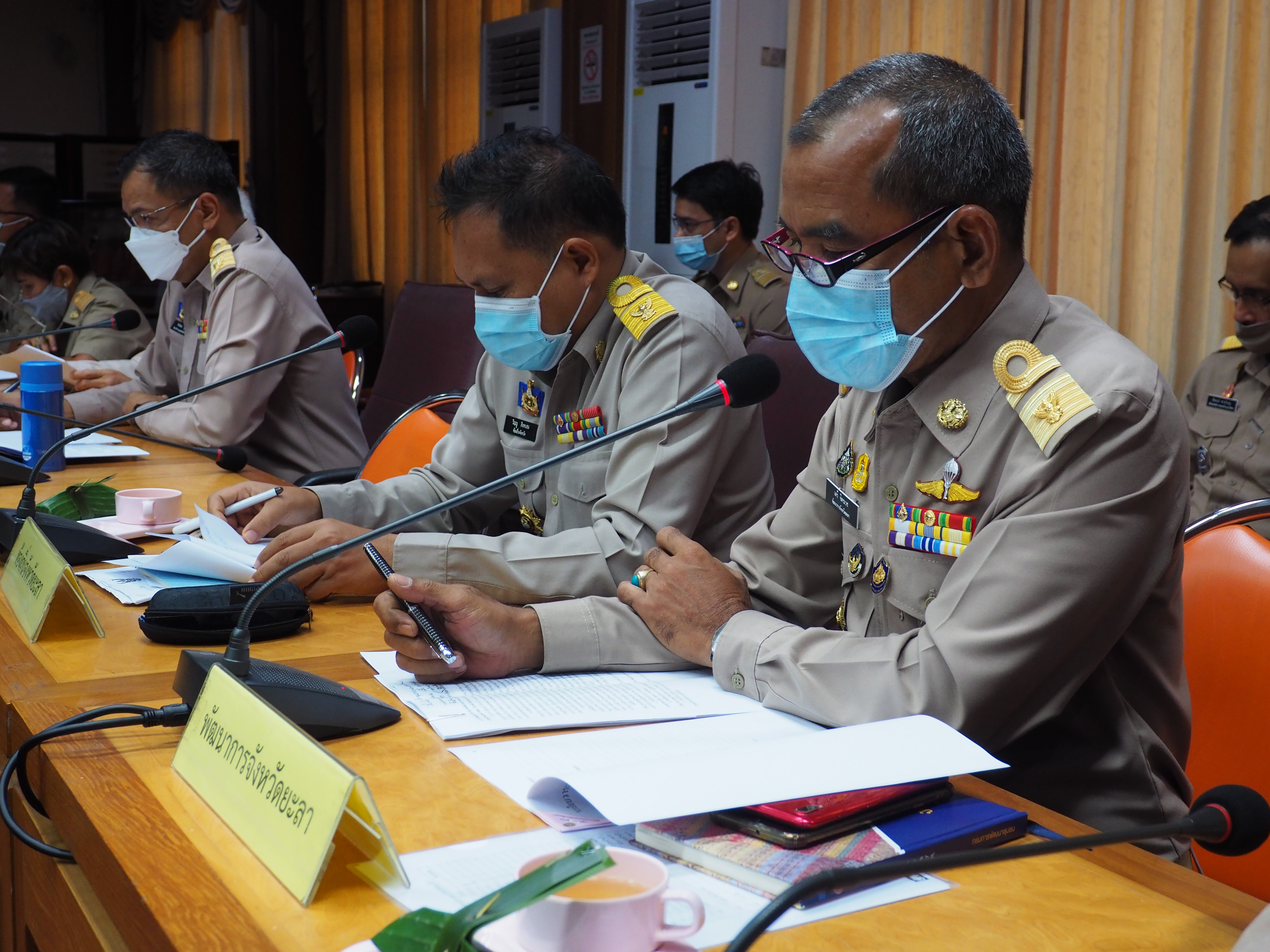 พจ.ยะลา ร่วมประชุมหัวหน้าส่วนราชการฯ มหาดไทย ครั้งที่ 5/2564