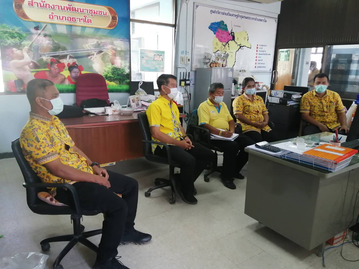 พช.ยะลา รับชมการประชุมกรมการพัฒนาชุมชน ครั้งที่ 6/2564