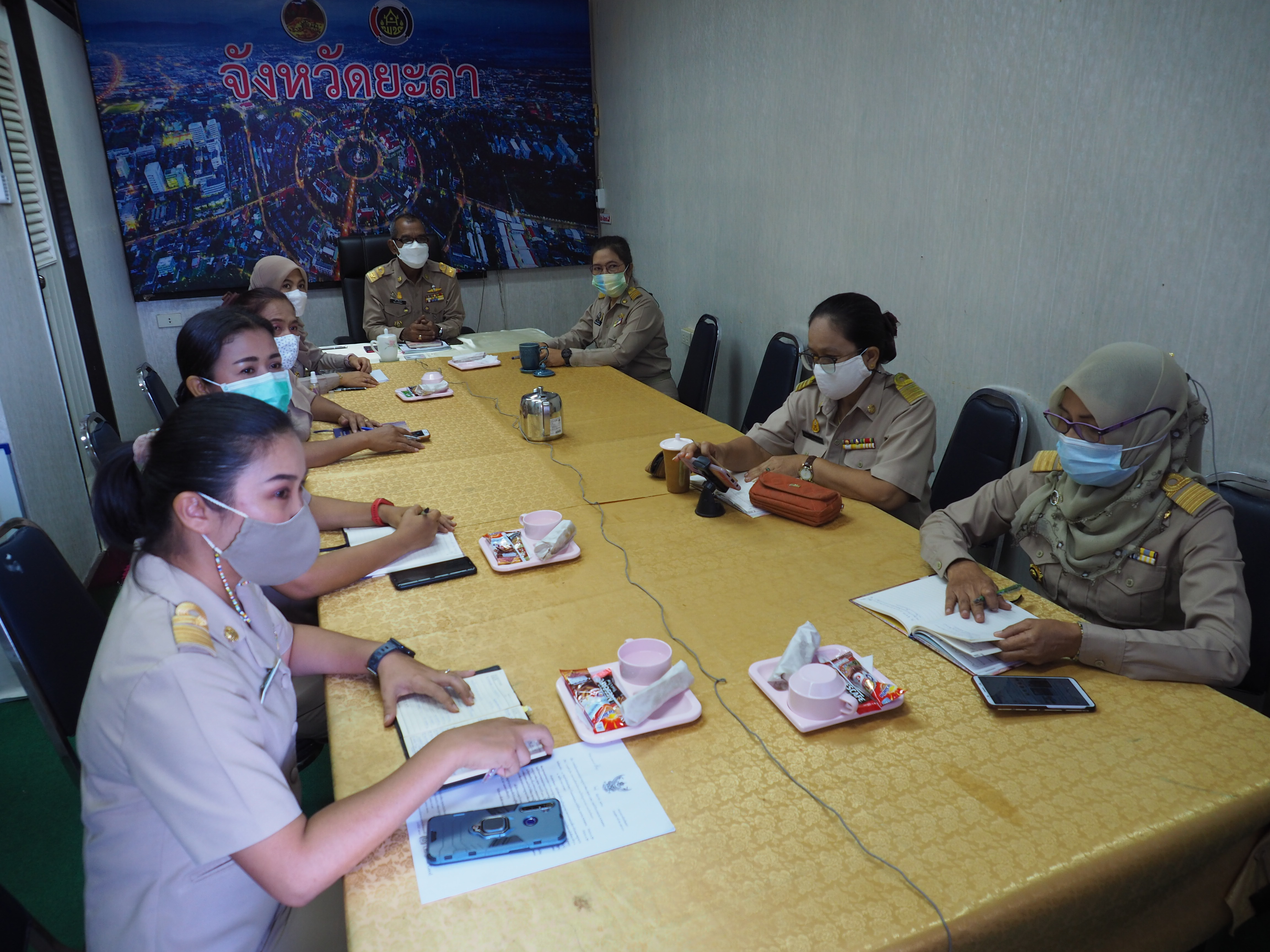 พช.ยะลา รับชมการประชุมกรมการพัฒนาชุมชน ครั้งที่ 6/2564