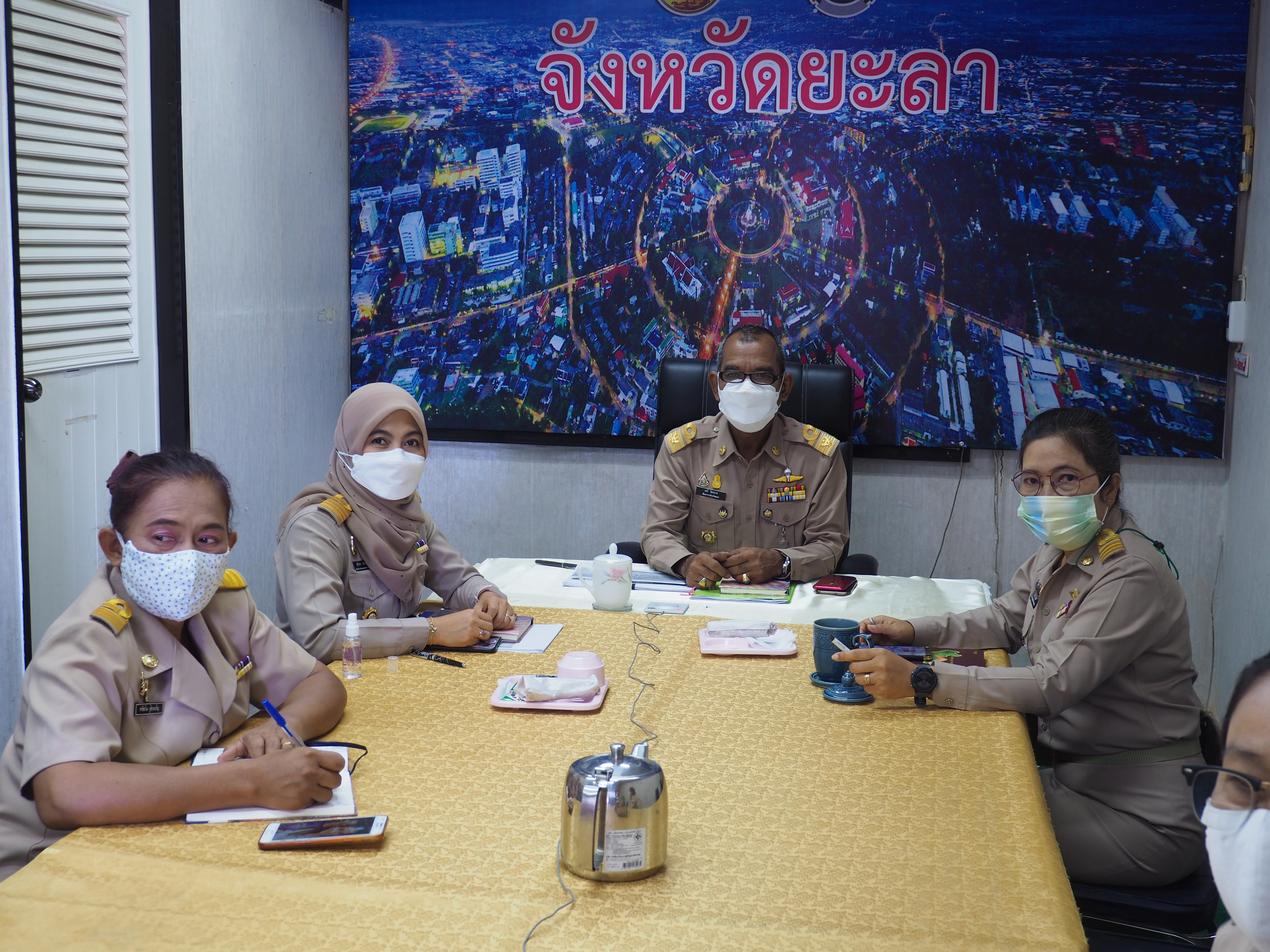 พช.ยะลา รับชมการประชุมกรมการพัฒนาชุมชน ครั้งที่ 6/2564