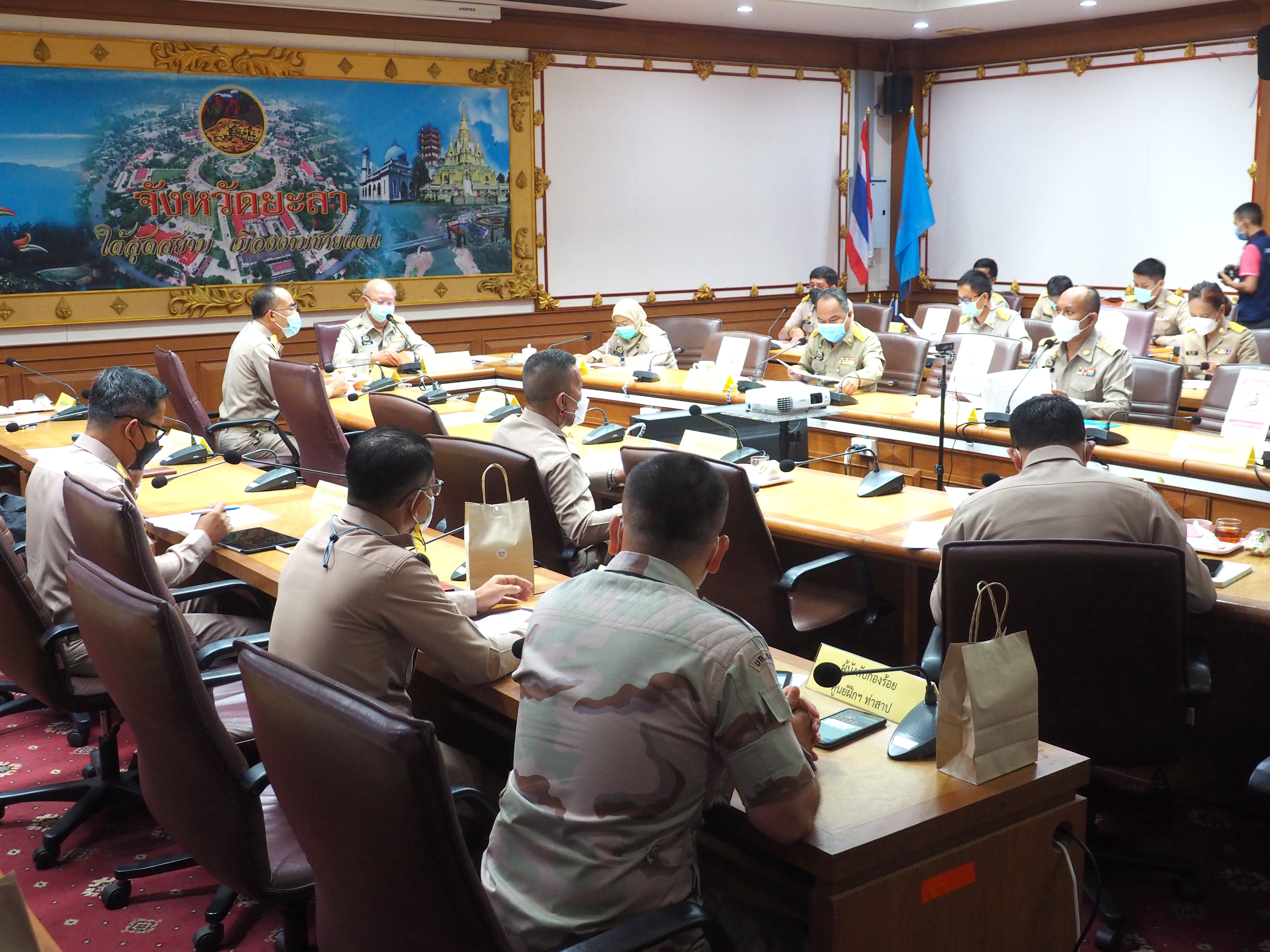 พจ.ยะลา ร่วมประชุมหัวหน้าส่วนราชการฯ มหาดไทย ครั้งที่ 6/2564