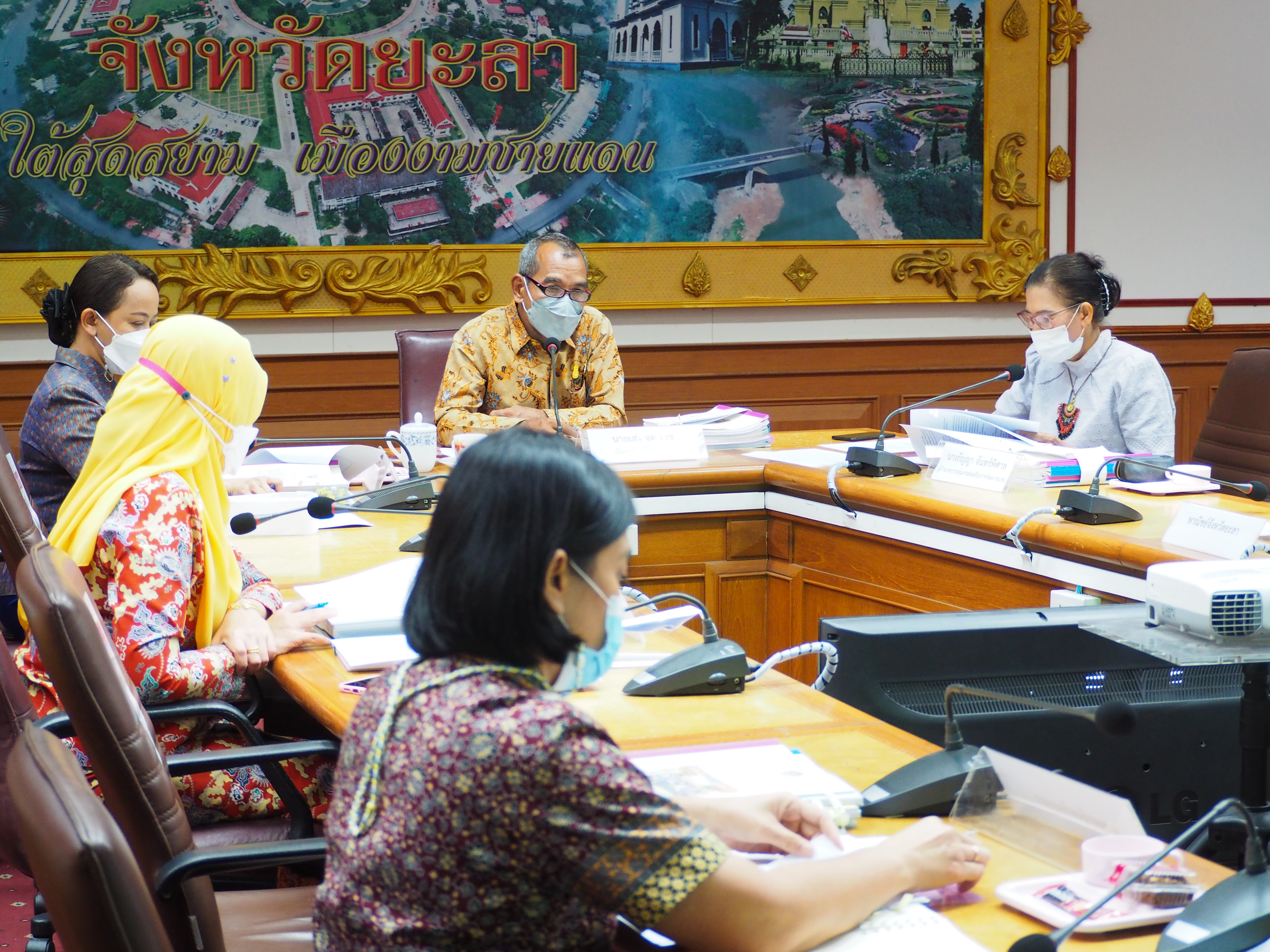 พช.ยะลา ประชุมประเมินมาตรฐานการพัฒนาชุมชน (มชช.) ประจำปี 2564