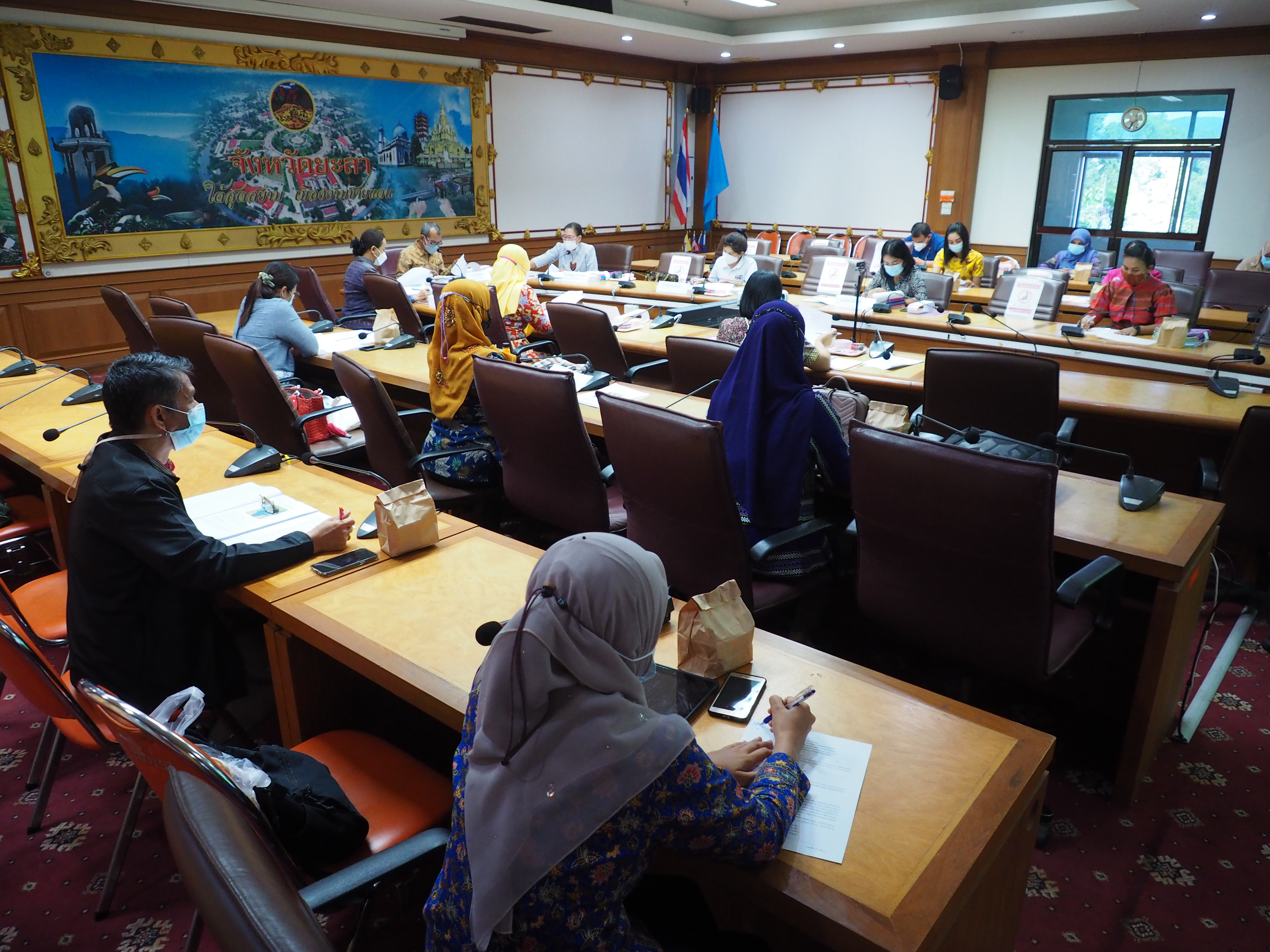 พช.ยะลา ประชุมประเมินมาตรฐานการพัฒนาชุมชน (มชช.) ประจำปี 2564