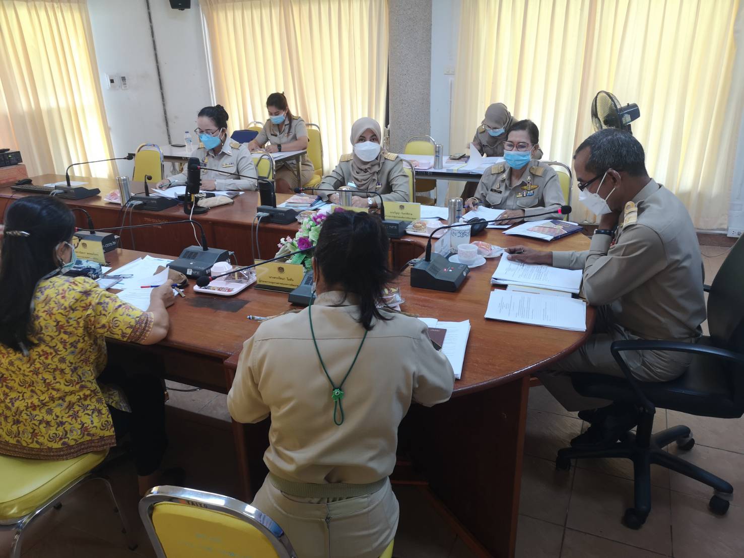 พช.ยะลา ประชุมผู้บริหาร/ผอ.กลุ่มงาน/พัฒนาการอำเภอ ผ่านประบบออนไลน์ด้วยโปรแกรม Google Meet