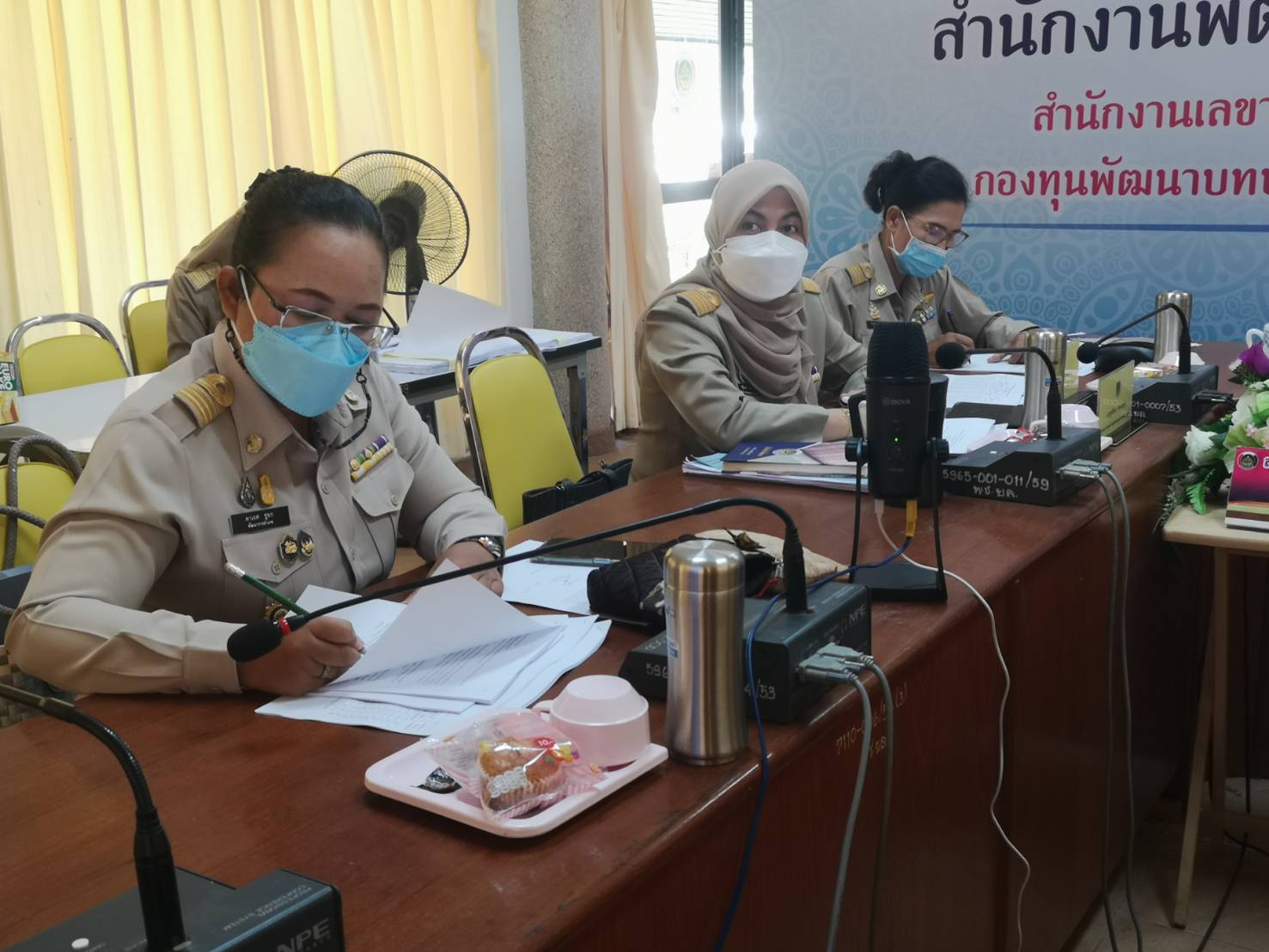 พช.ยะลา ประชุมผู้บริหาร/ผอ.กลุ่มงาน/พัฒนาการอำเภอ ผ่านประบบออนไลน์ด้วยโปรแกรม Google Meet