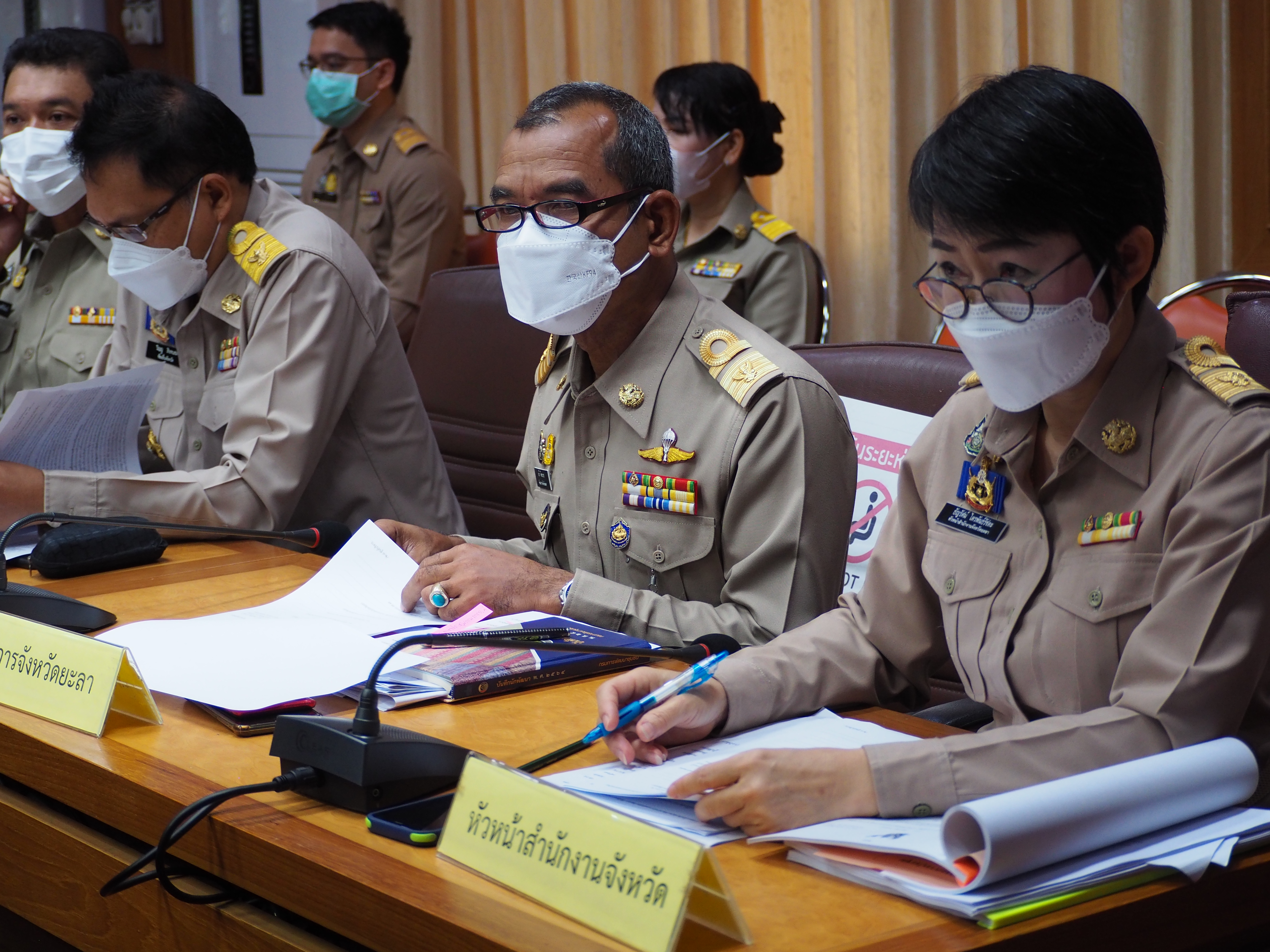 พจ.ยะลา ร่วมประชุมหัวหน้าส่วนราชการฯ มหาดไทย ครั้งที่ 7/2564