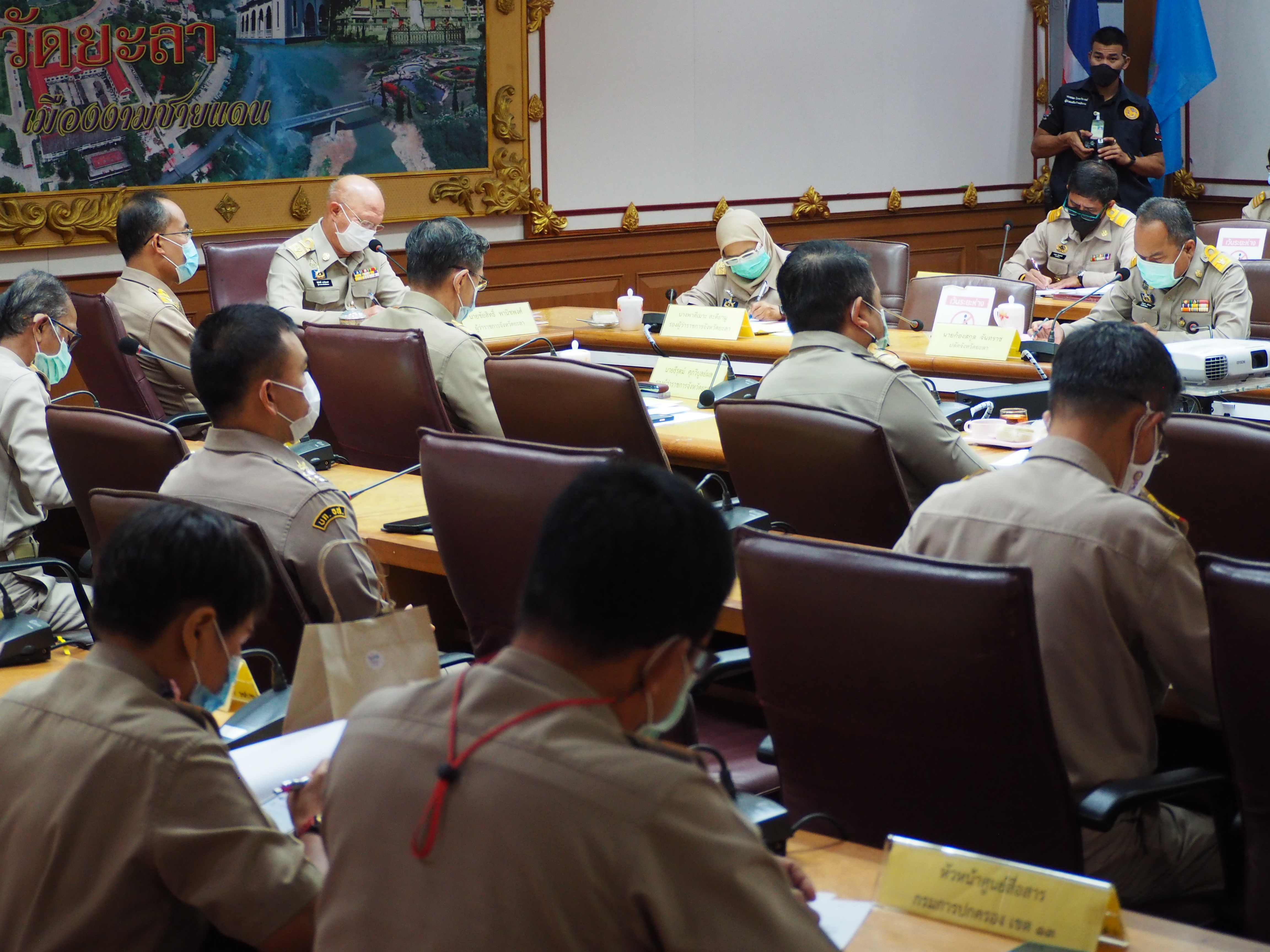พจ.ยะลา ร่วมประชุมหัวหน้าส่วนราชการฯ มหาดไทย ครั้งที่ 7/2564