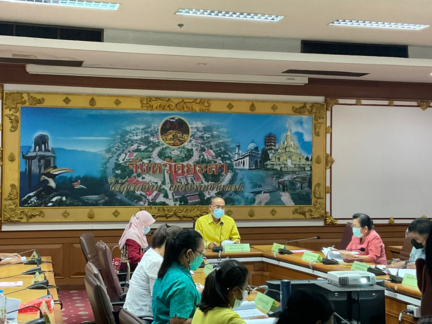 พช.ยะลา ประชุมคณะกรรมการประสานและขับเคลื่อนนโยบายสานพลังประชารัฐ (คสป.) จังหวัดยะลา ประจำปีงบประมาณ พ.ศ.2564 ครั้งที่ 3/2564
