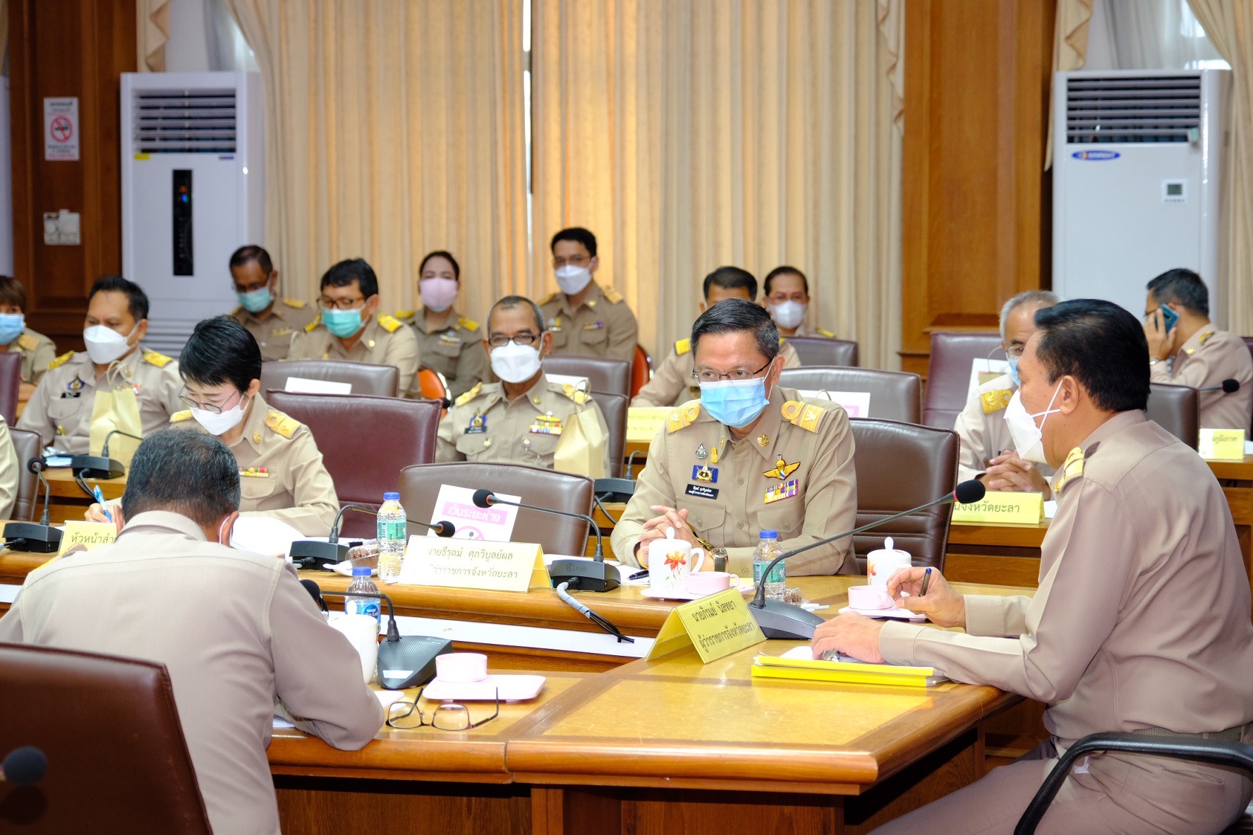 พจ.ยะลา ร่วมประชุมหัวหน้าส่วนราชการฯ มหาดไทย ครั้งที่ 8/2564