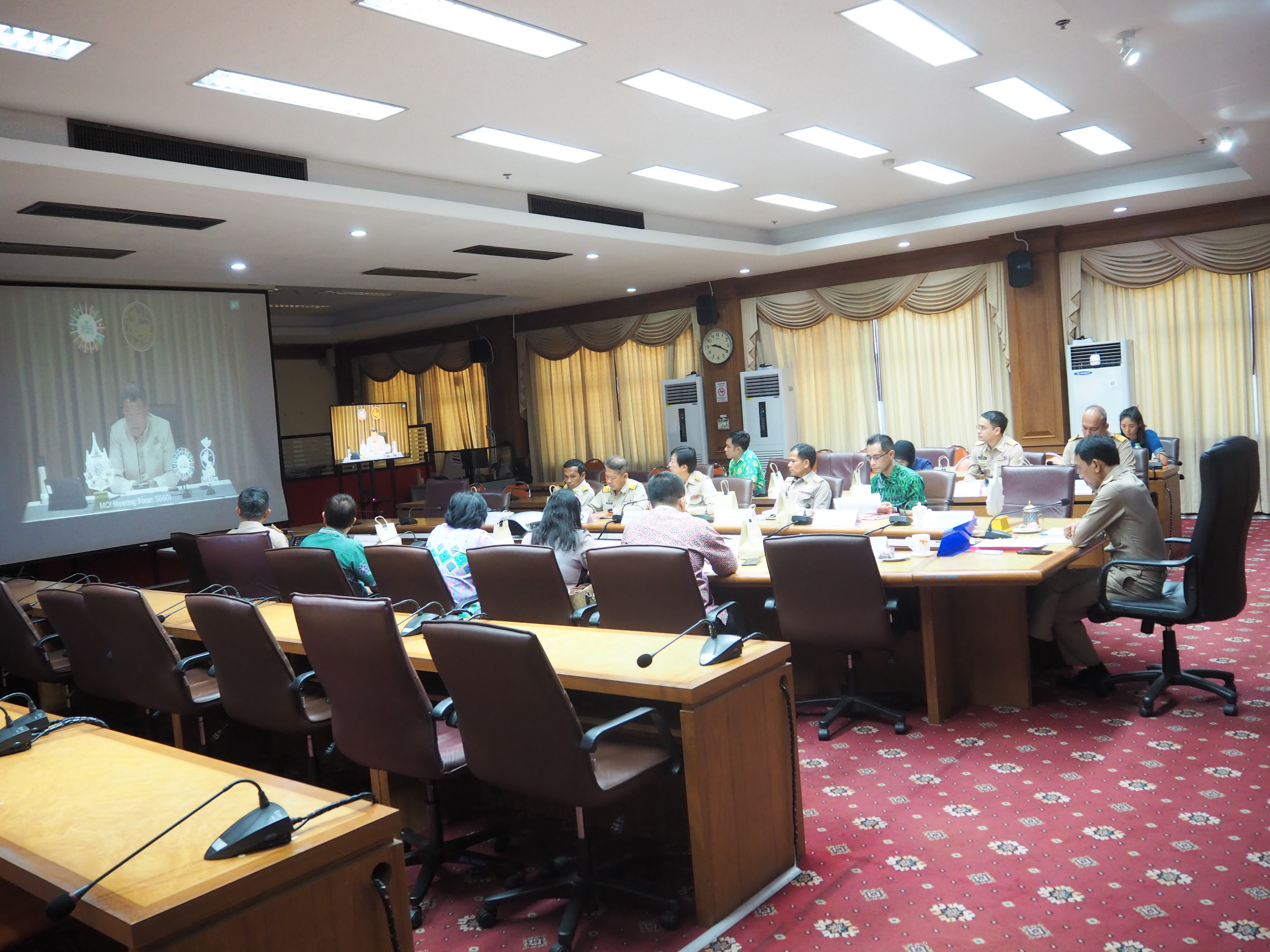 พช.ยะลา ร่วมประชุมขับเคลื่อนและติดตามนโยบายรัฐบาล และภารกิจสำคัญของกระทรวงมหาดไทย ประจำปีงบประมาณ พ.ศ.2567 ผ่านระบบวีดิทัศน์ทางไกล (VCS)
