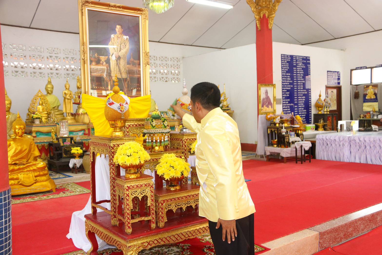 พช.ยะลา ร่วมพิธีเจริญพระพุทธมนต์ เฉลิมพระเกียรติถวายพระพรชัยมงคล พระบาทสมเด็จพระเจ้าอยู่หัว เนื่องในโอกาสวันเฉลิมพระชนมพรรษา 6 รอบ 28 กรกฎาคม 2567