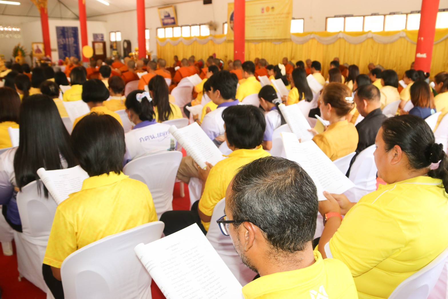 พช.ยะลา ร่วมพิธีเจริญพระพุทธมนต์ เฉลิมพระเกียรติถวายพระพรชัยมงคล พระบาทสมเด็จพระเจ้าอยู่หัว เนื่องในโอกาสวันเฉลิมพระชนมพรรษา 6 รอบ 28 กรกฎาคม 2567