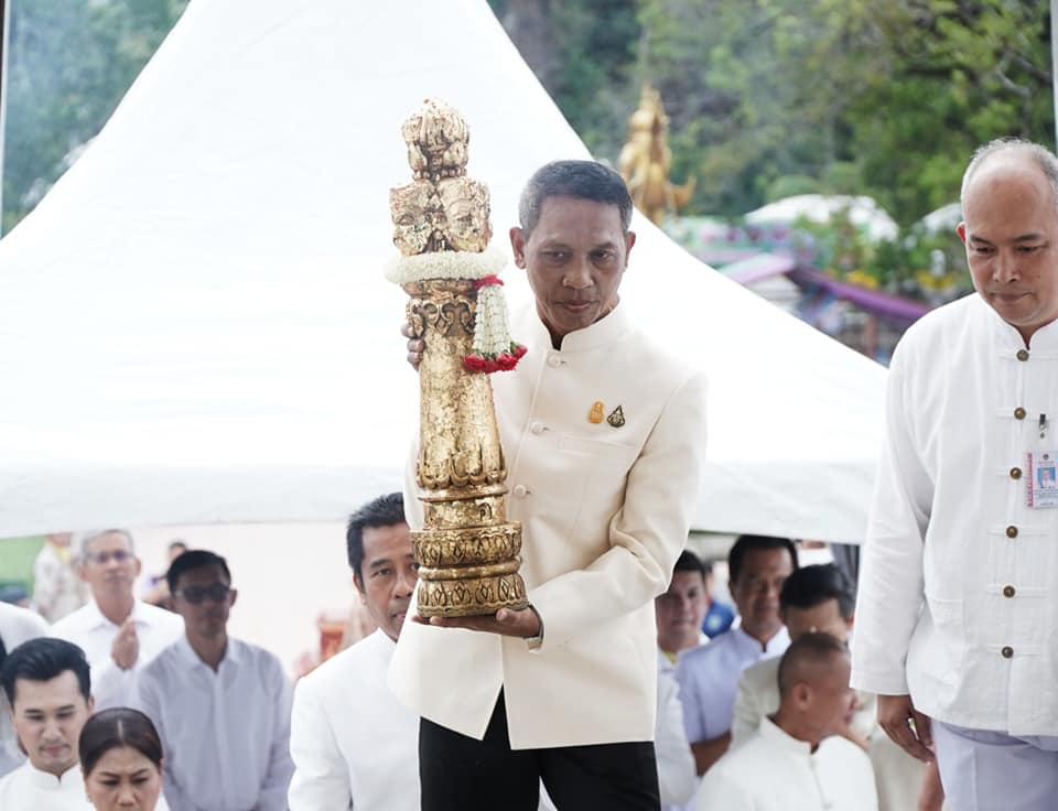 พช.ยะลาร่วมพิธีอัญเชิญหลักเมืองจำลอง