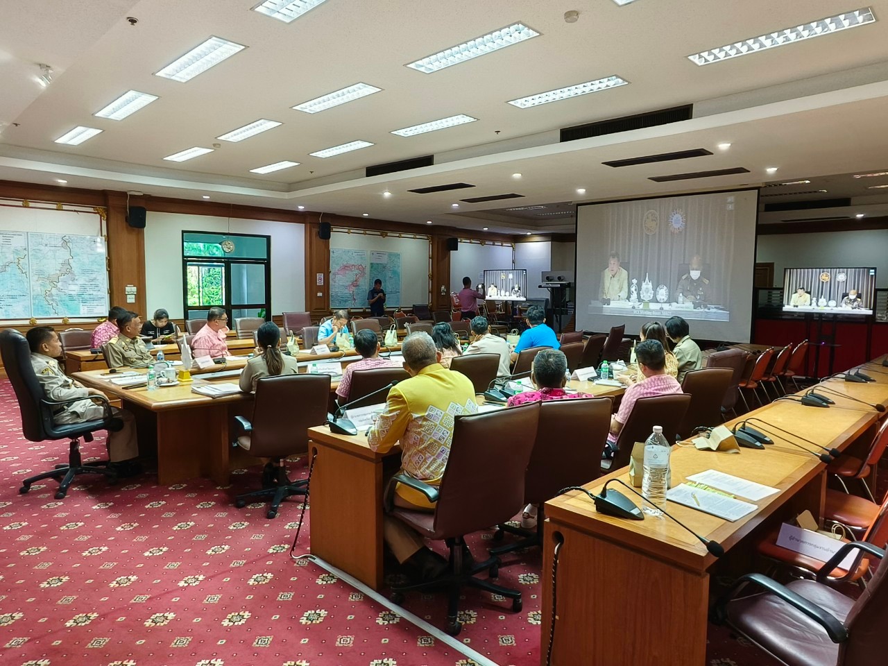 พช.ยะลา ร่วมประชุมขับเคลื่อนและติดตามนโยบายของรัฐบาล และภารกิจสำคัญของกระทรวงมหาดไทย ประจำปี งบประมาณ พ.ศ.2567 (เดือนพฤษภาคม 2567) ผ่านระบบวีดีทัศน์ทางไกล (VCS)