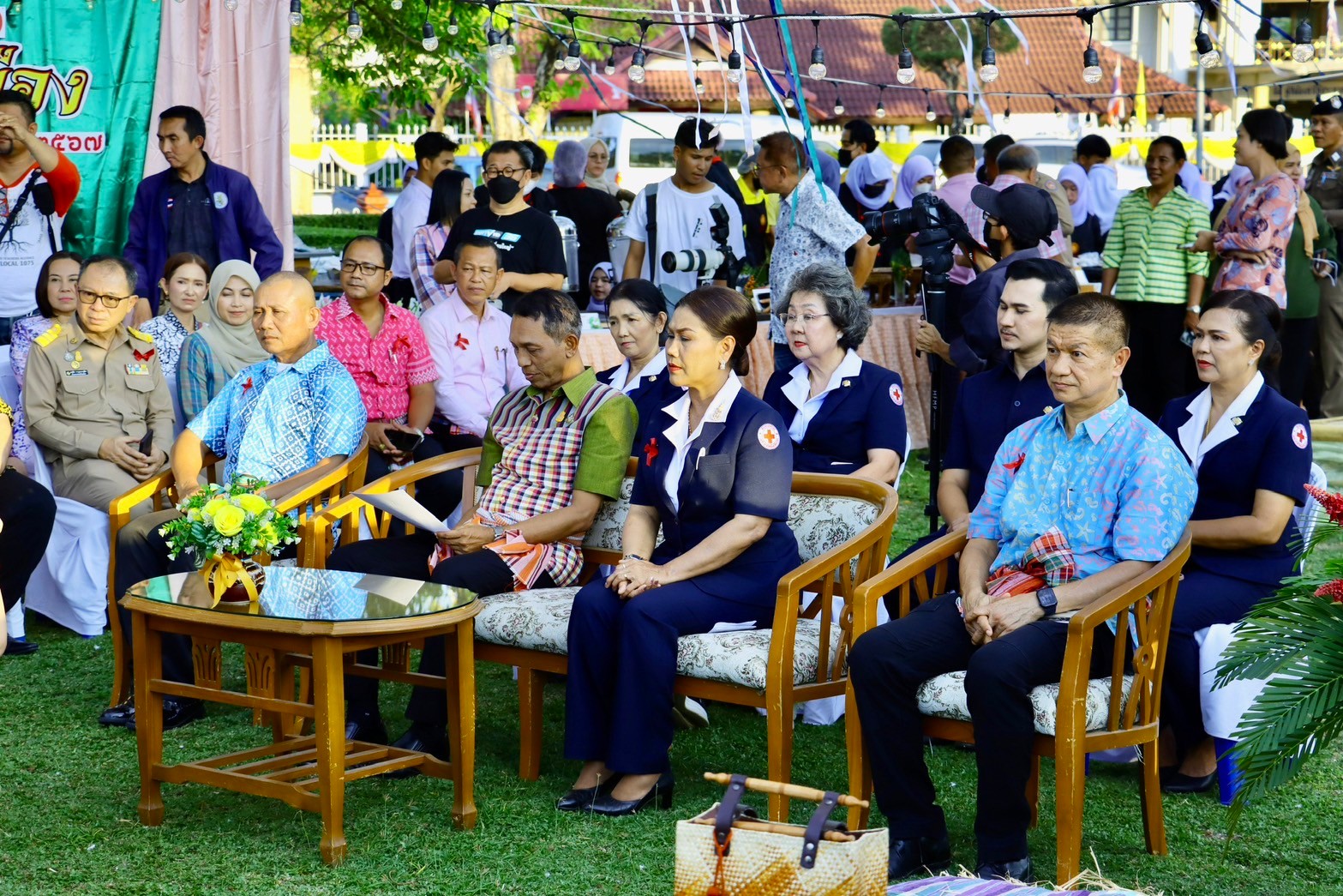 พช.ยะลา  ร่วมกิจกรรมแถลงข่าวงานสมโภสหลักเมืองและงานกาชาดจังหวัดยะลา ประจำปี 2567