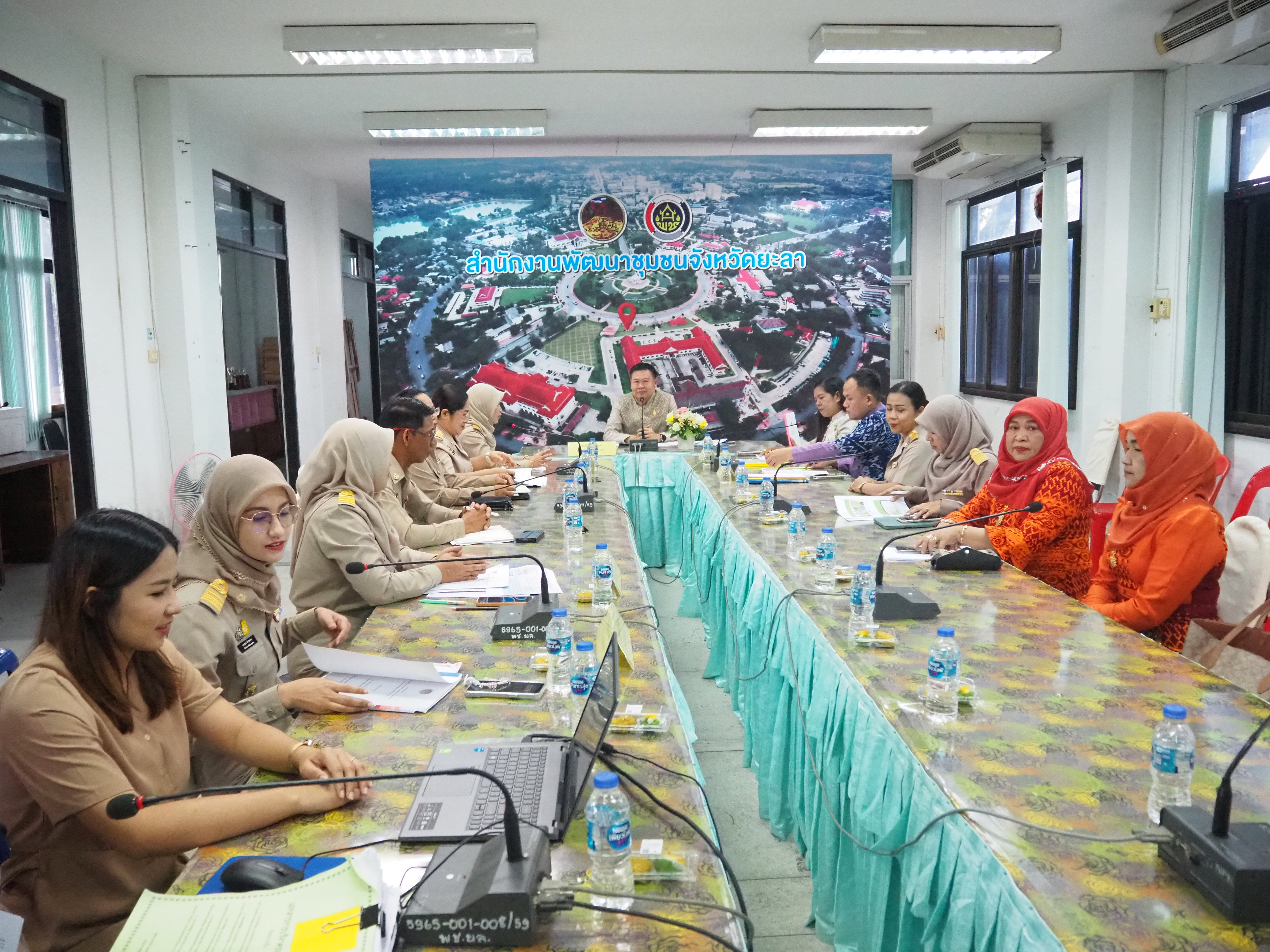 พช.ยะลา ร่วมต้อนรับผู้ตรวจราชการกรมการพัฒนาชุมชน เขตตรวจที่ 7 