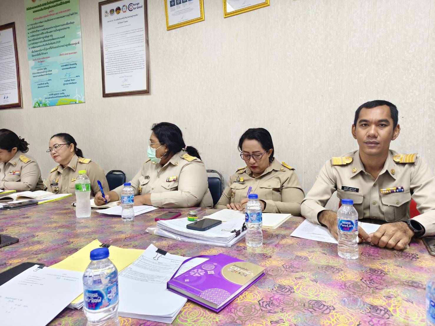พช.ยะลา ประชุมประจำสัปดาห์เจ้าหน้าที่พัฒนาชุมชนจังหวัดยะลา