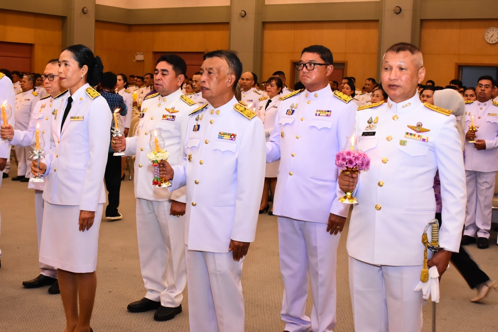 พช.ยะลา ร่วมพิธีถวายเครื่องราชสักการะ วางพานพุ่ม และจุดเทียนถวายพระพรชัยมงคล สมเด็จพระนางเจ้าฯ พระบรมราชินี เนื่องในวันเฉลิมพระชนมพรรษา 3 มิถุนายน 2567