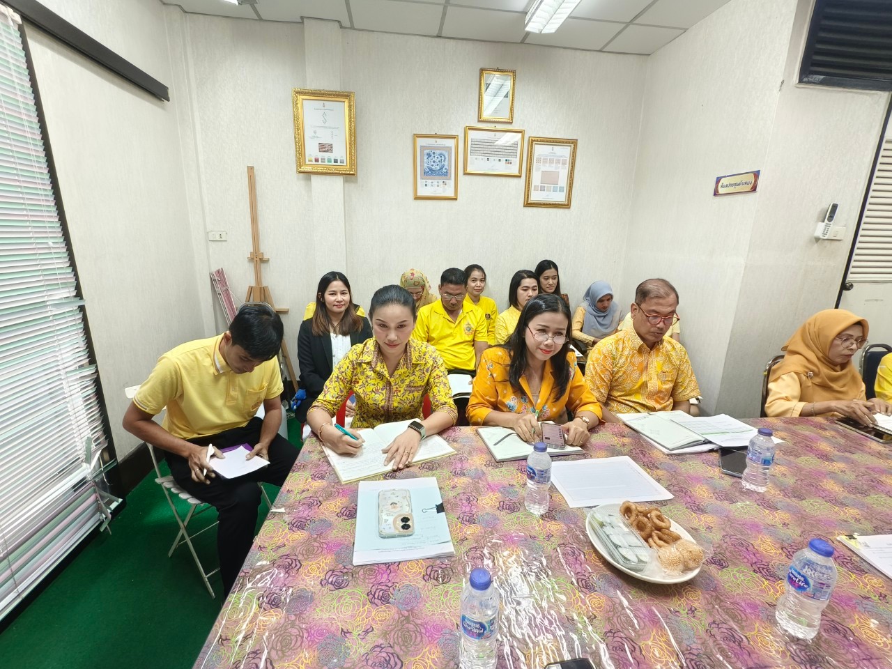 พช.ยะลา ประชุมประจำสัปดาห์เจ้าหน้าที่พัฒนาชุมชนจังหวัดยะลา