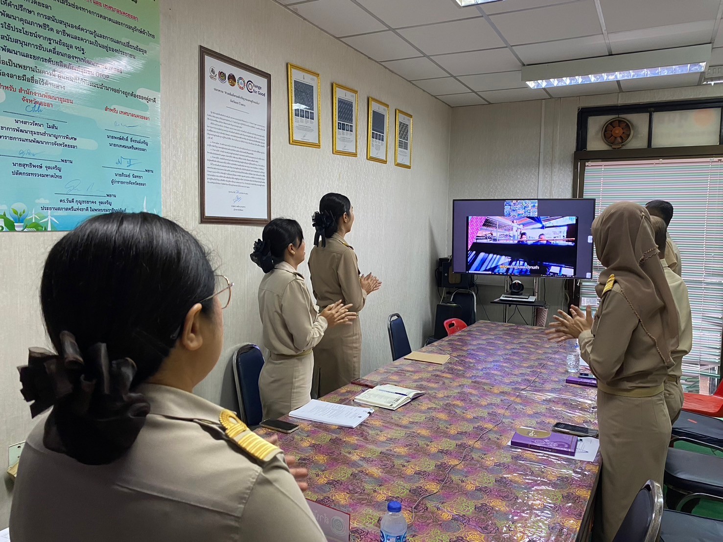 พช.ยะลา ร่วมประชุมกรมการพัฒนาชุมชน ครั้งที่ 6/2567 ผ่านระบบวิดีทัศน์ทางไกล (Video Conference) และทาง TV พช.