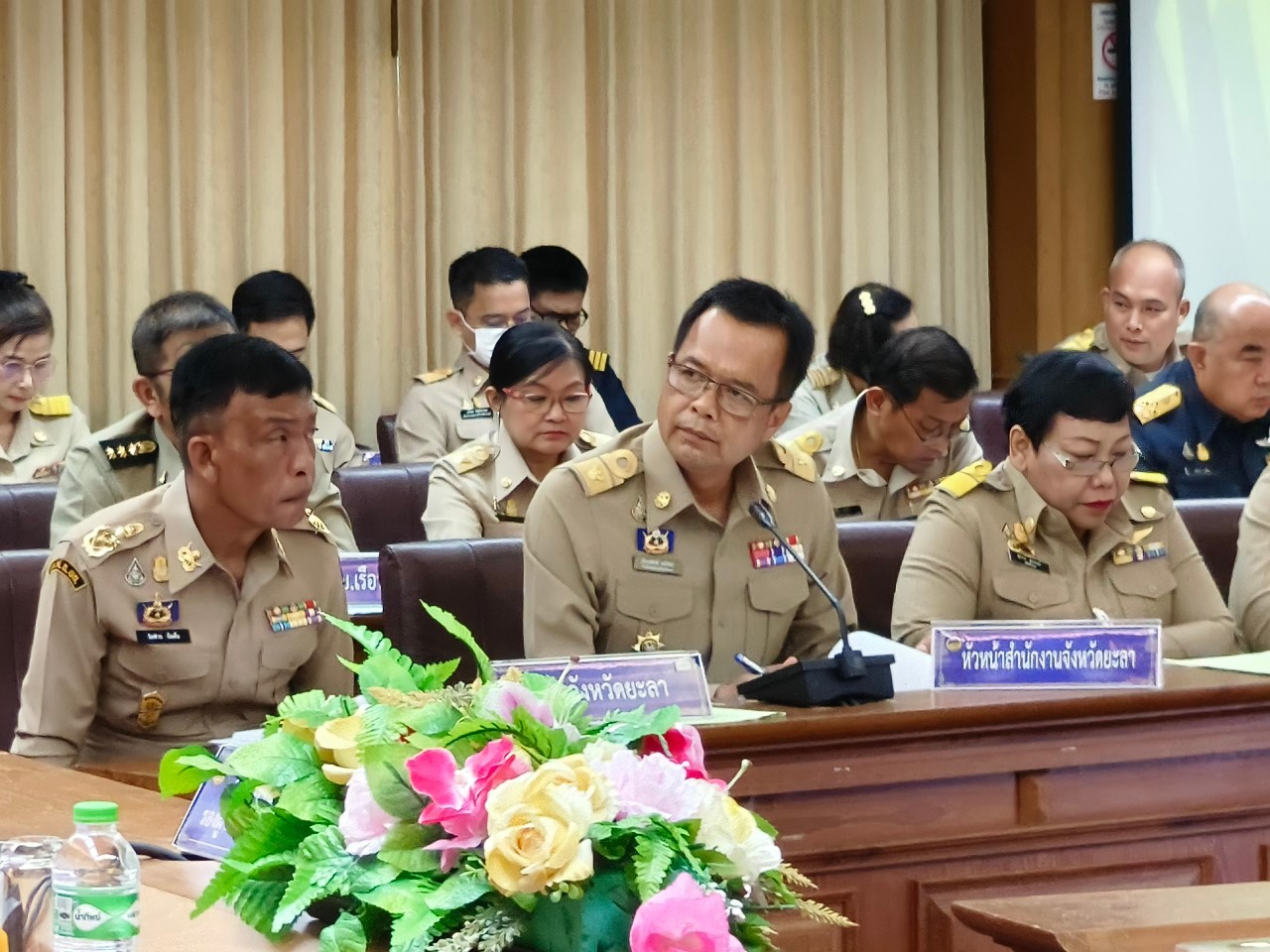 พช.ยะลา ร่วประชุมคณะกรมการจังหวัดและหัวหน้าส่วนราชการ ครั้งที่ 5/2567