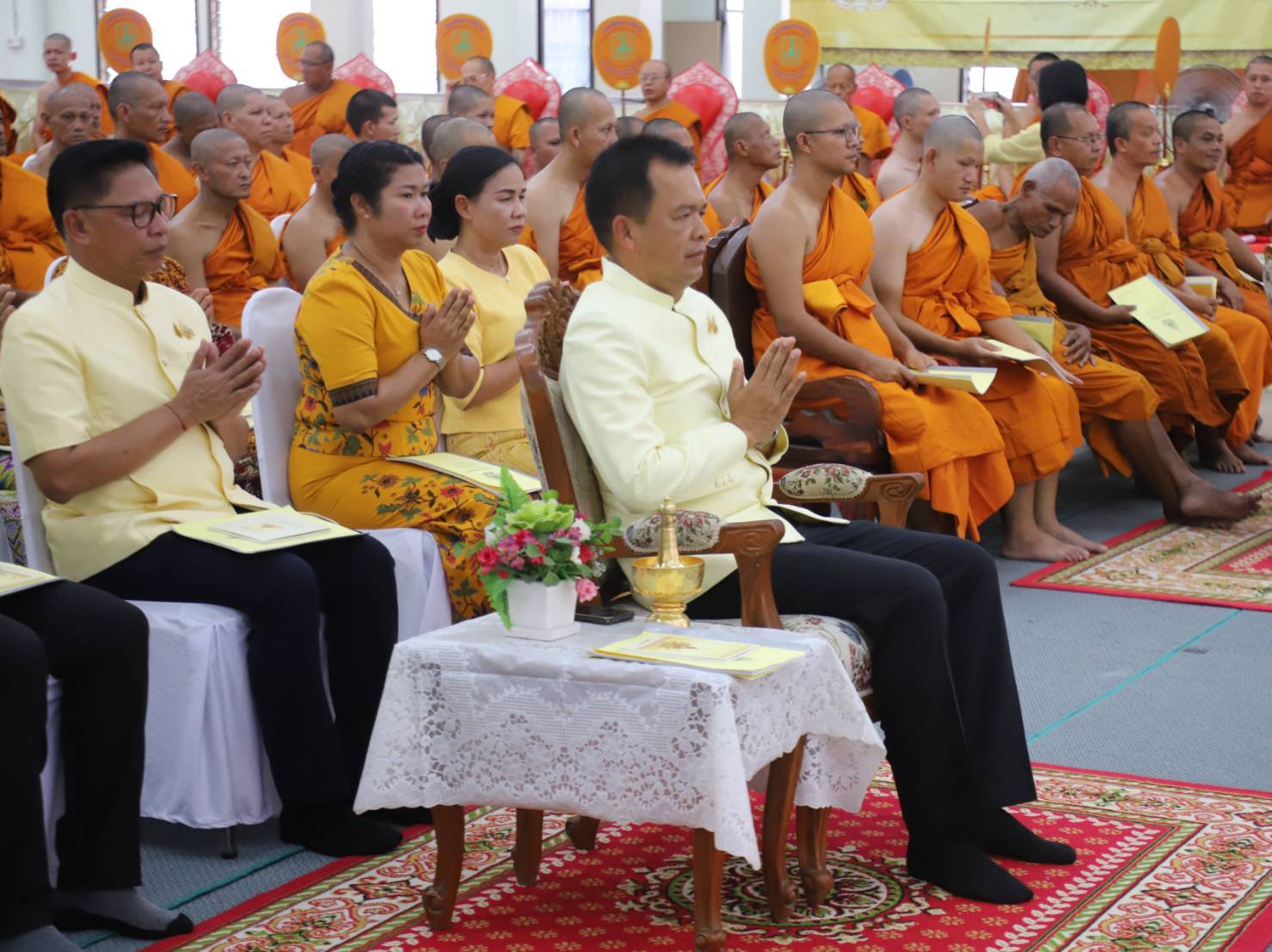 พช.ยะลา ร่วมพิธีเจริญพระพุทธมนต์เฉลิมพระเกียรติถวายพระพรชัยมงคลแด่ พระบาทสมเด็จพระเจ้าอยู่หัว เนื่องในโอกาสวันเฉลิมพระชนมพรรษา 6 รอบ 28 กรกฎาคม 2567