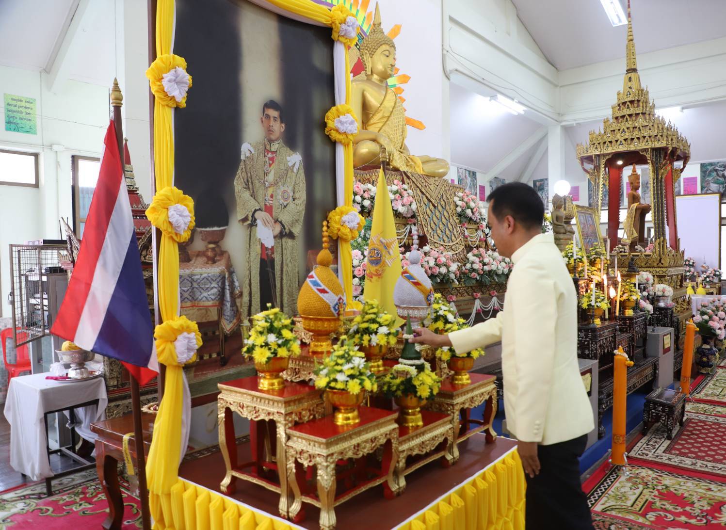 พช.ยะลา ร่วมพิธีเจริญพระพุทธมนต์เฉลิมพระเกียรติถวายพระพรชัยมงคลแด่ พระบาทสมเด็จพระเจ้าอยู่หัว เนื่องในโอกาสวันเฉลิมพระชนมพรรษา 6 รอบ 28 กรกฎาคม 2567
