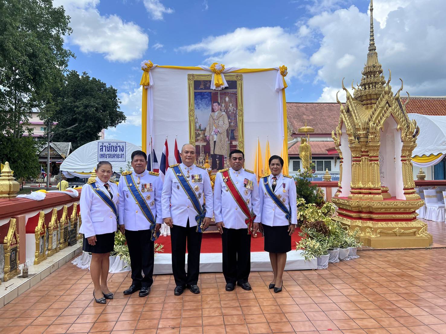 พช.ยะลา พิธีเสกน้ำพระพุทธมนต์ศักดิ์สิทธิ์ เฉลิมพระเกียรติ พระบาทสมเด็จพระเจ้าอยู่หัว เนื่องในโอกาสพระราชพิธีมหามงคลเฉลิมพระชนมพรรษา 6 รอบ 28 กรกฎาคม 2567 ณ วัดพุทธภูมิ พระอารามหลวง