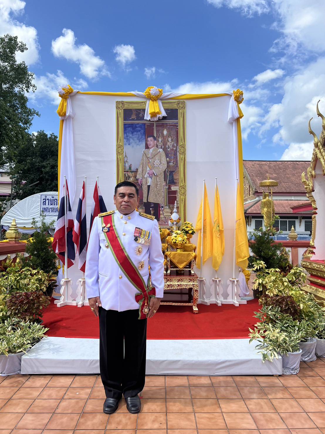 พช.ยะลา พิธีเสกน้ำพระพุทธมนต์ศักดิ์สิทธิ์ เฉลิมพระเกียรติ พระบาทสมเด็จพระเจ้าอยู่หัว เนื่องในโอกาสพระราชพิธีมหามงคลเฉลิมพระชนมพรรษา 6 รอบ 28 กรกฎาคม 2567 ณ วัดพุทธภูมิ พระอารามหลวง
