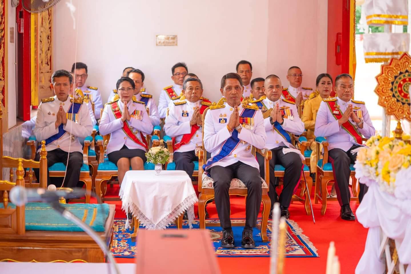 พช.ยะลา พิธีเสกน้ำพระพุทธมนต์ศักดิ์สิทธิ์ เฉลิมพระเกียรติ พระบาทสมเด็จพระเจ้าอยู่หัว เนื่องในโอกาสพระราชพิธีมหามงคลเฉลิมพระชนมพรรษา 6 รอบ 28 กรกฎาคม 2567 ณ วัดพุทธภูมิ พระอารามหลวง