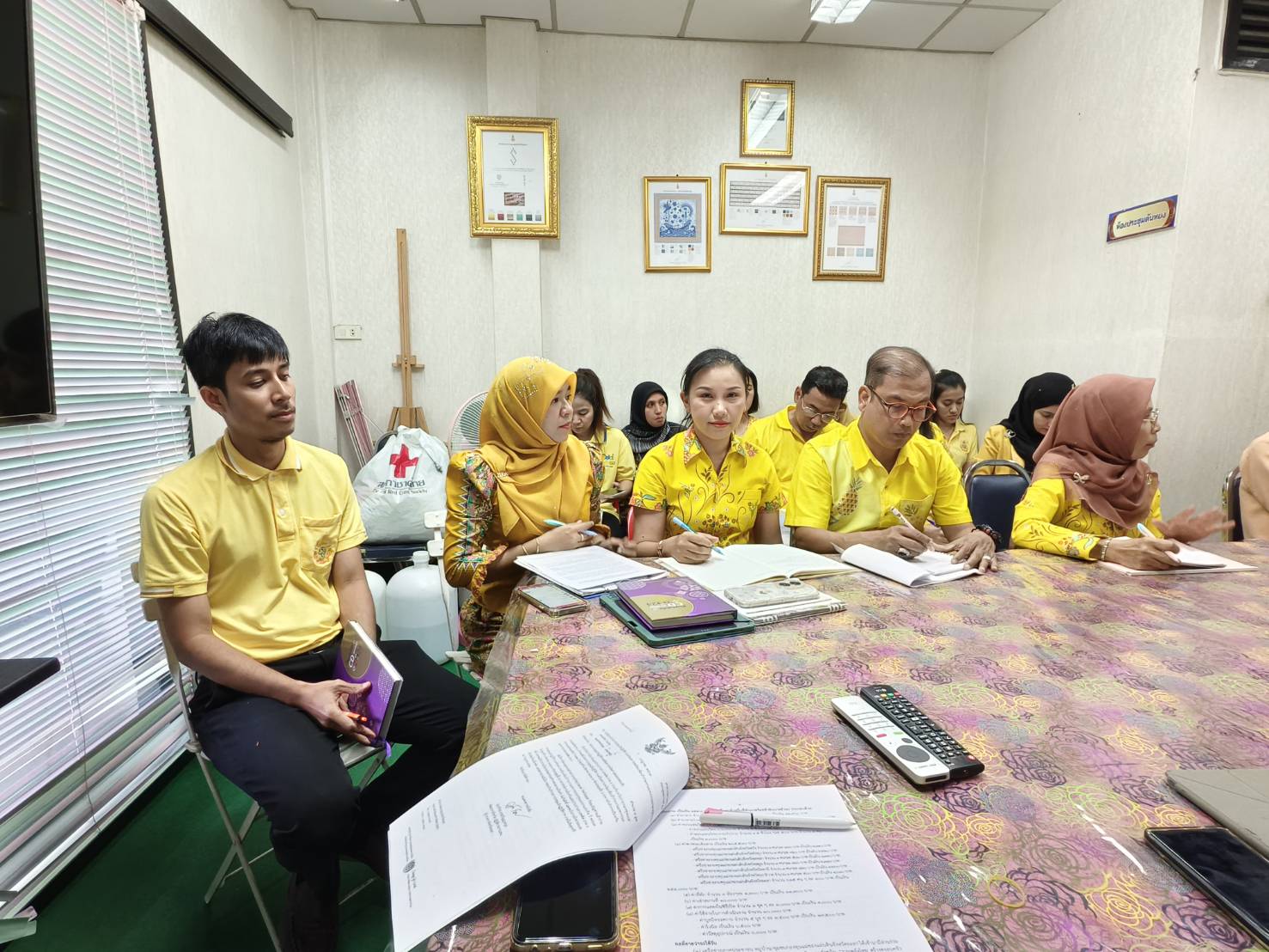 พช.ยะลา ประชุมประจำสัปดาห์เจ้าหน้าที่พัฒนาชุมชนจังหวัดยะลา