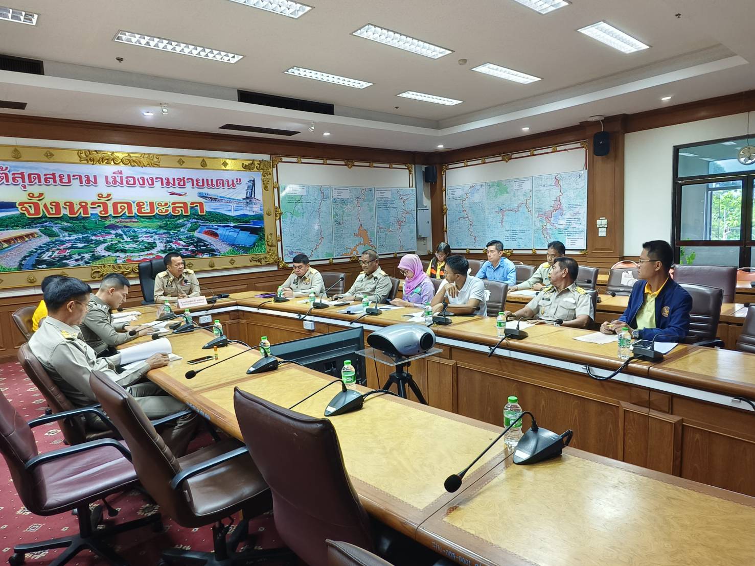 พช.ยะลา ร่วมประชุมคณะทำงานการปรับปรุงภูมทัศน์บริเวณประตูสู่เมืองยะลา