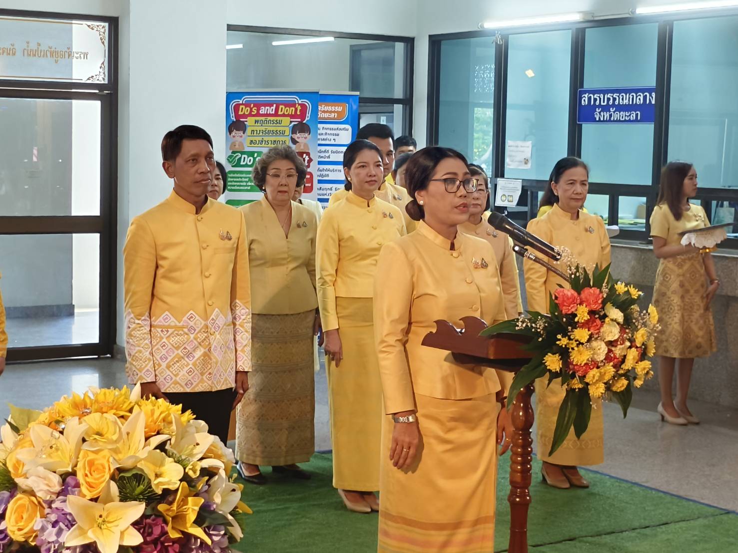 พช.ยะลา ร่วมพิธีมอบอุปกรณ์ทางการแพทย์ให้แก่โรงพยาบาลยะลา “โครงการจัดหาอุปกรณ์ทางการแพทย์ เฉลิมพระเกียรติพระบาทสมเด็จพระเจ้าอยู่หัว เนื่องในโอกาสพระราชพิธีมหามงคลเฉลิมพระชนมพรรษา 6 รอบ 28 กรกฎาคม 2567”