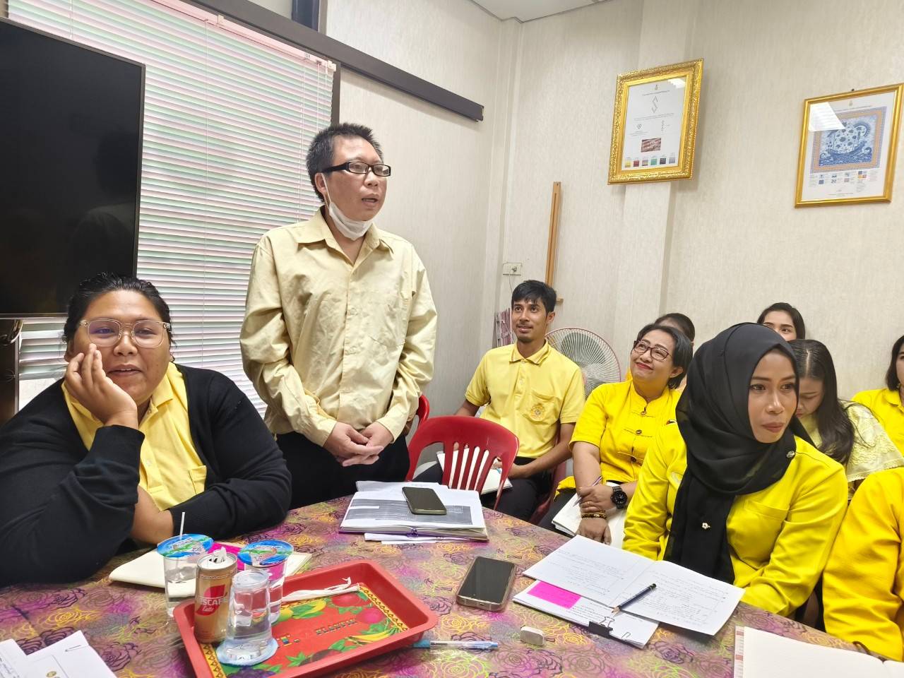 พช.ยะลา ประชุมประจำสัปดาห์เจ้าหน้าที่พัฒนาชุมชนจังหวัดยะลา