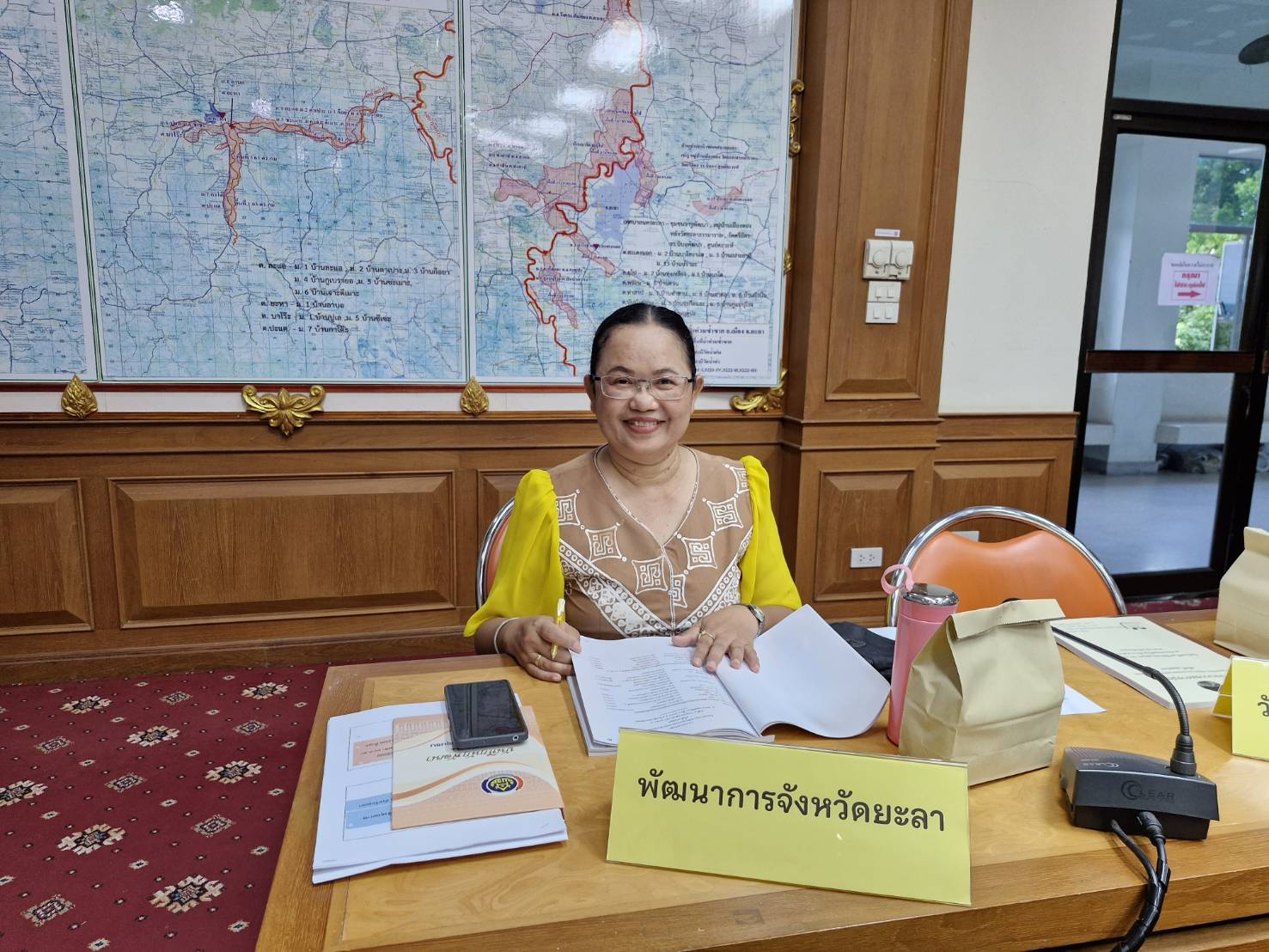 พช.ยะลา ร่วมประชุมติดตามเร่งรัดการใช้จ่ายงบประมาณ ของจังหวัดยะลา  ครั้งที่ 8/2567
