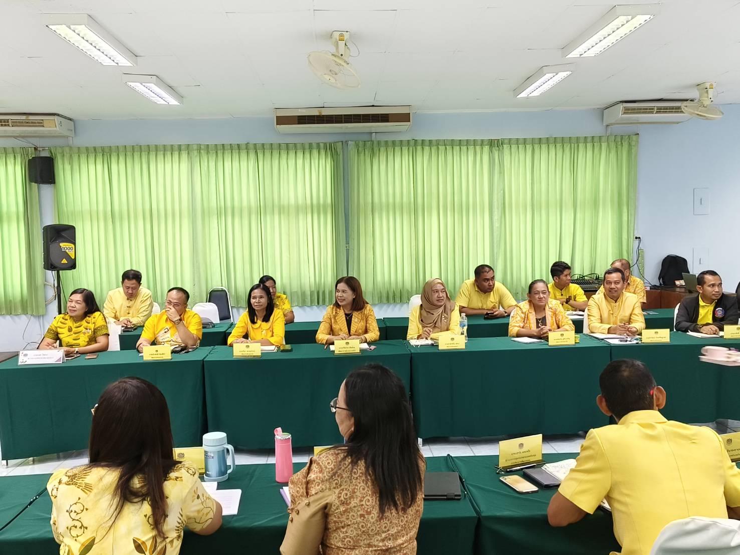 พช.ยะลา ร่วมต้อนรับผู้ตรวจราชการกรมการพัฒนาชุมชน และรายงานผลการดำเนินงานกิจกรรมพัฒนาชุมชนและการปฏิบัติราชการตามภารของกรมการพัฒนาชุมชน