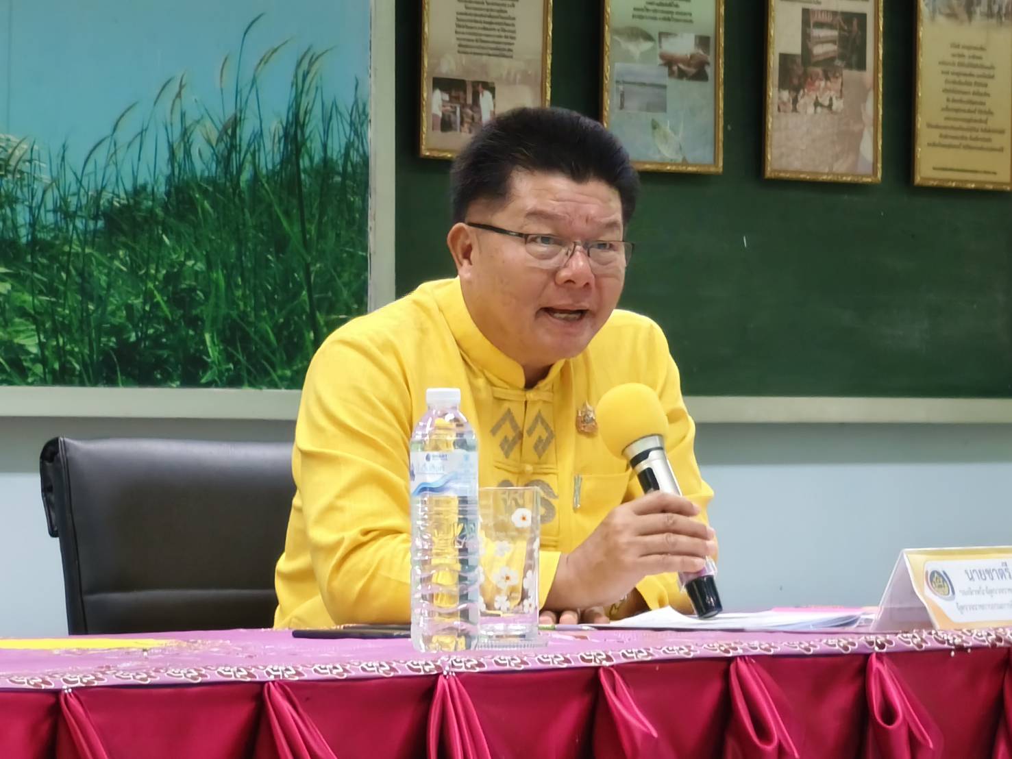 พช.ยะลา ร่วมต้อนรับผู้ตรวจราชการกรมการพัฒนาชุมชน และรายงานผลการดำเนินงานกิจกรรมพัฒนาชุมชนและการปฏิบัติราชการตามภารของกรมการพัฒนาชุมชน