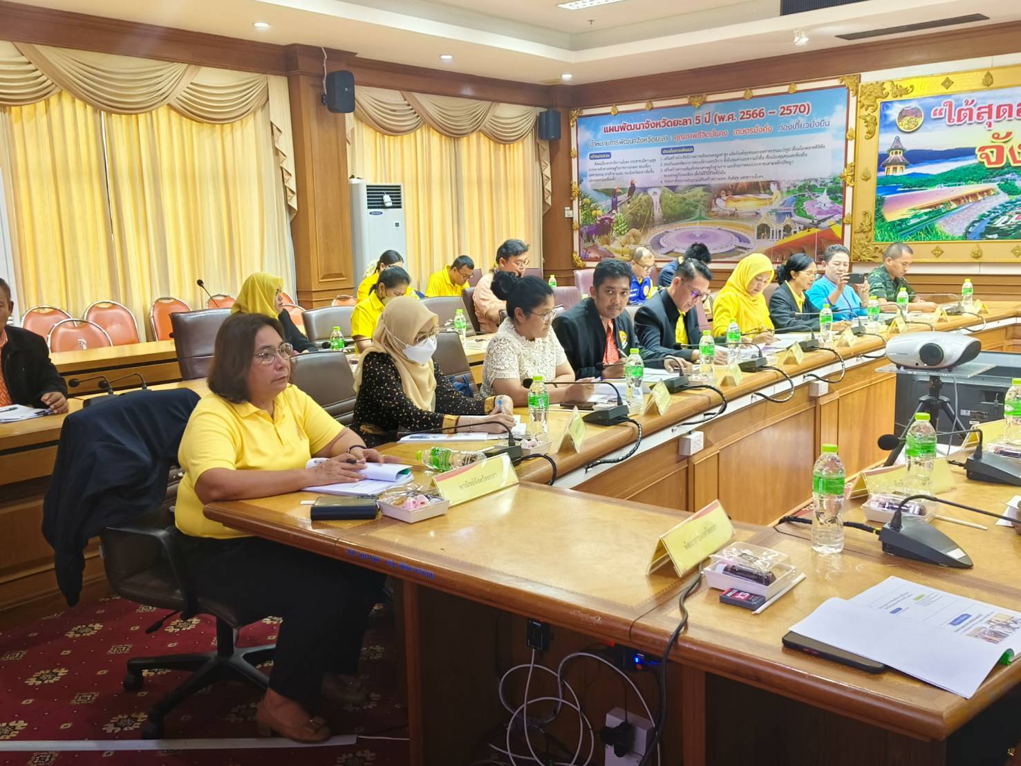 พช.ยะลา ร่วมประชุมเชิงปฏิบัติการ การบูรณาการ การบริหารจัดการความมั่นคง ประจำปีงบประมาณ 2567