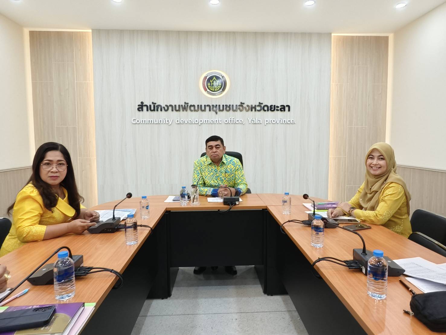 พช.ยะลา ประชุมประจำสัปดาห์เจ้าหน้าที่พัฒนาชุมชนจังหวัดยะลา