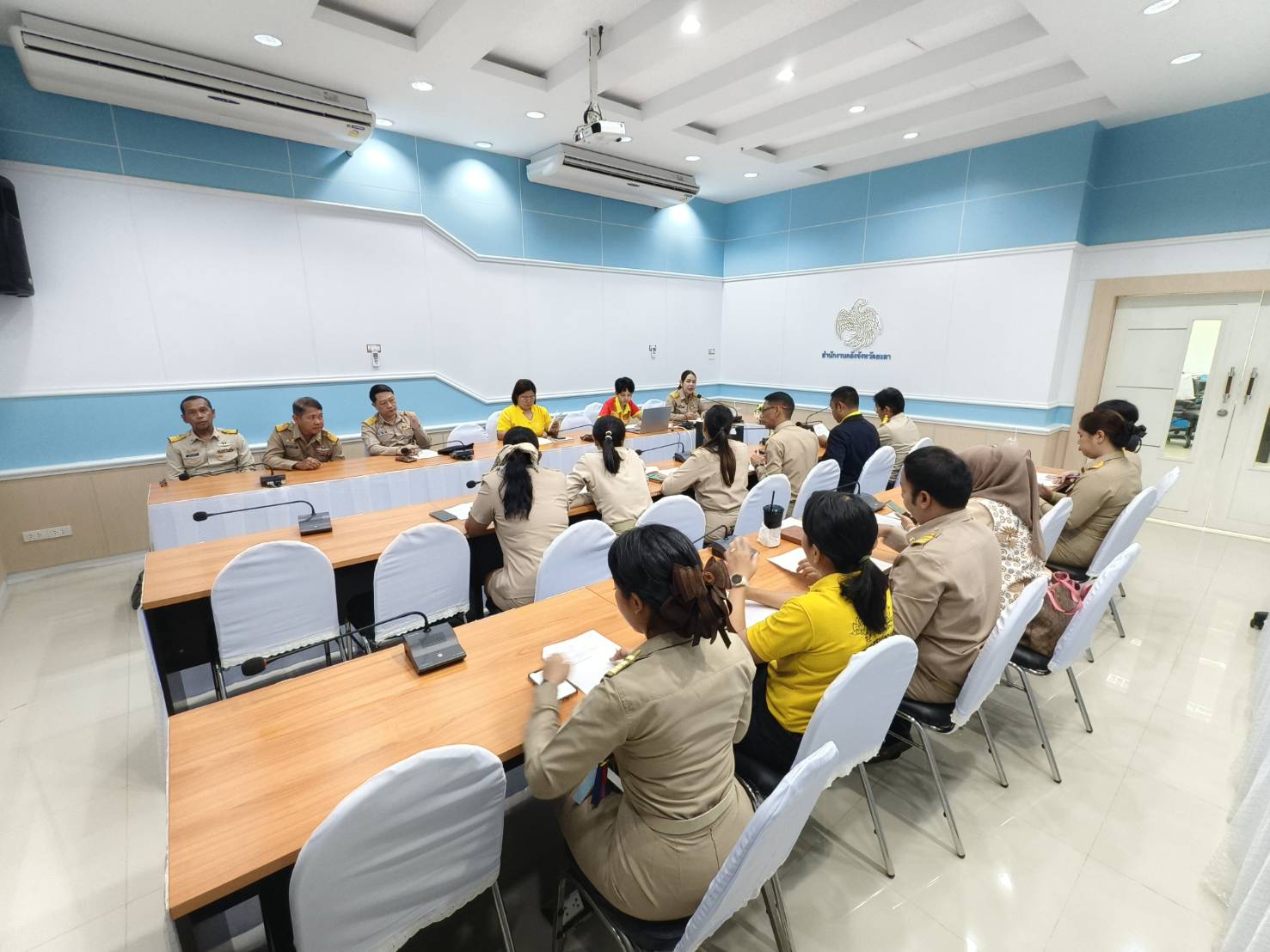 พช.ยะลา ร่วมประชุมเตรียมความพร้อมจัดกิจกรรมพบปะยามเช้าประจำเดือนสิงหาคม 2567