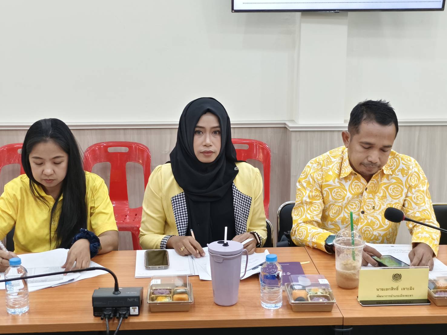 พช.ยะลา ประชุมผู้บริหาร ผู้อำนวยการกลุ่มงาน พัฒนาการอำเภอ นักวิชาการพัฒนาชุมชน ครั้งที่ 9/2567