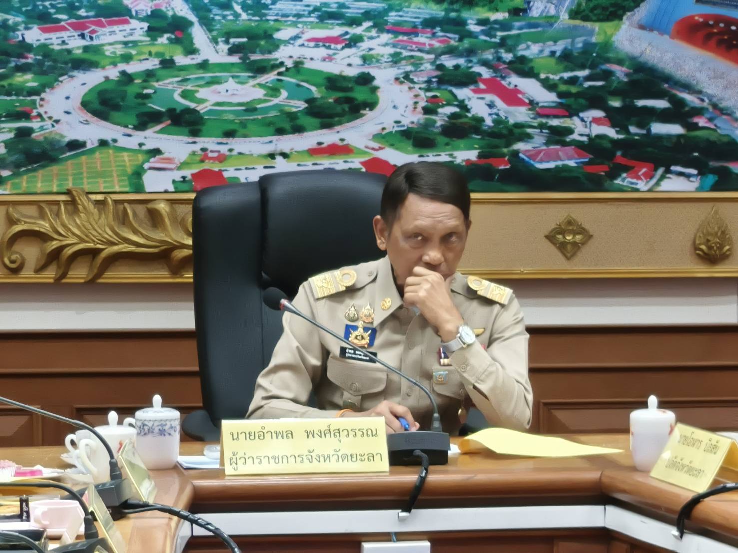 พช.ยะลา ร่วมประชุมนายอำเภอ หัวหน้าส่วนราชการ รัฐวิสาหกิจ สังกัดกระทรวงมหาดไทย