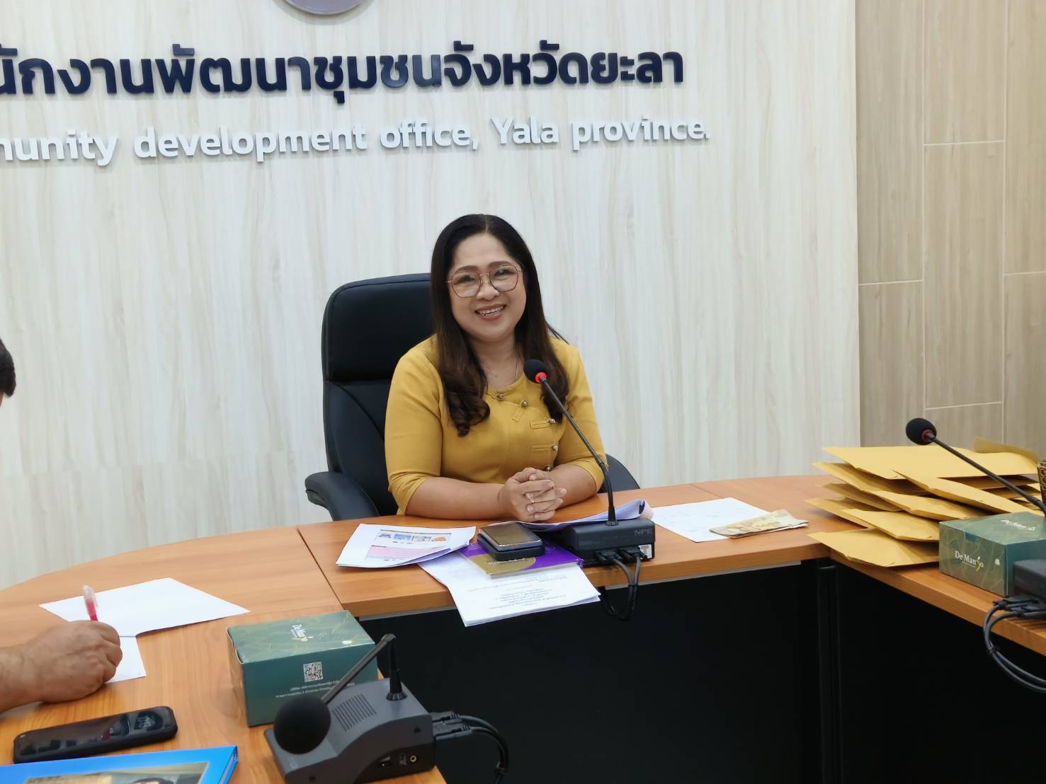 พช.ยะลา ประชุมเตรียมความพร้อมพิธีมอบเงินพระราชทานขวัญถุงกองทุนแม่ของแผ่นดิน ประจำปี 2567